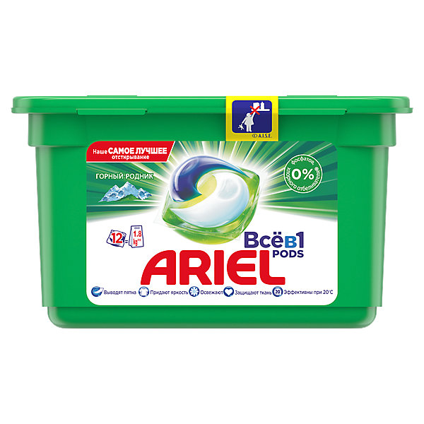 Капсулы для стирки Ariel Pods Горный Pодник Всё в 1 капсуле, 12 шт, Weiß/beige, Капсулы для стирки Ariel Pods Горный Pодник Всё в 1 капсуле, 12 шт
Капсулы для стирки Ariel Pods Горный Pодник Всё в 1 капсуле, 12 шт, Weiß/beige, Капсулы для стирки Ariel Pods Горный Pодник Всё в 1 капсуле, 12 шт
