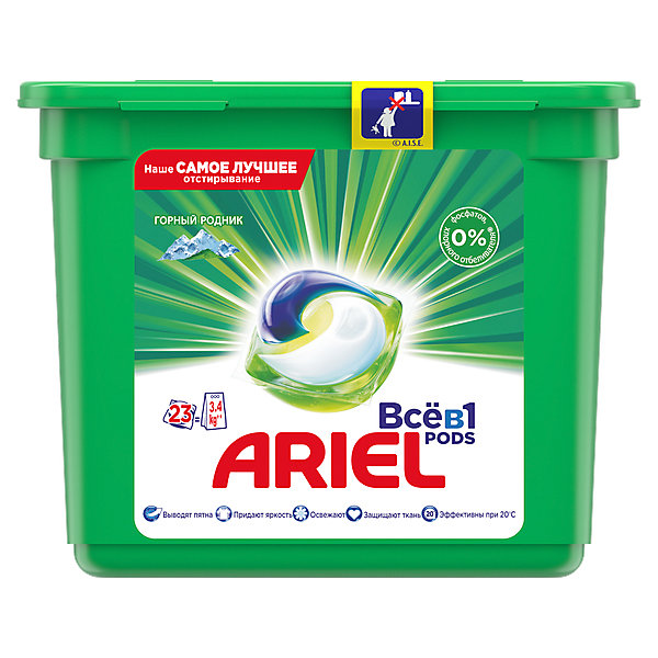 Капсулы для стирки Ariel Pods Горный Pодник Всё в 1 капсуле, 23 шт, Weiß/beige, Капсулы для стирки Ariel Pods Горный Pодник Всё в 1 капсуле, 23 шт
Капсулы для стирки Ariel Pods Горный Pодник Всё в 1 капсуле, 23 шт, Weiß/beige, Капсулы для стирки Ariel Pods Горный Pодник Всё в 1 капсуле, 23 шт