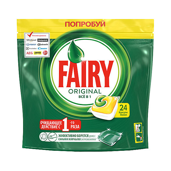 Капсулы для посудомоечной машины Fairy Original All in One 24 шт, Weiß/beige, Капсулы для посудомоечной машины Fairy Original All in One 24 шт
Капсулы для посудомоечной машины Fairy Original All in One 24 шт, Weiß/beige, Капсулы для посудомоечной машины Fairy Original All in One 24 шт
