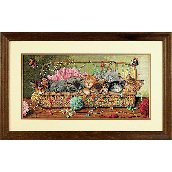 Набор для вышивания "Котята в корзинке" 46 x 23 см, Weiß/beige, Набор для вышивания "Котята в корзинке" 46 x 23 см
Набор для вышивания "Котята в корзинке" 46 x 23 см, Weiß/beige, Набор для вышивания "Котята в корзинке" 46 x 23 см