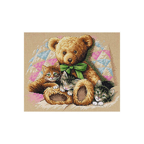 Набор для вышивания "Мишка и котята" 36 x 30 см, Weiß/beige, Набор для вышивания "Мишка и котята" 36 x 30 см
Набор для вышивания "Мишка и котята" 36 x 30 см, Weiß/beige, Набор для вышивания "Мишка и котята" 36 x 30 см