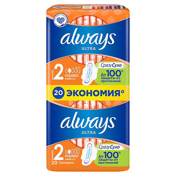 Гигиенические прокладки с крылышками Always Ultra Нормал, размер 2, 20 штук, Weiß/beige, Гигиенические прокладки с крылышками Always Ultra Нормал, размер 2, 20 штук
Гигиенические прокладки с крылышками Always Ultra Нормал, размер 2, 20 штук, Weiß/beige, Гигиенические прокладки с крылышками Always Ultra Нормал, размер 2, 20 штук