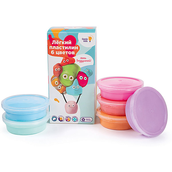 Пластилин Dream Makers лёгкий, 6 цветов Dream Makers