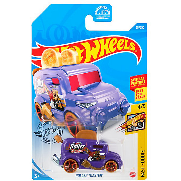 Базовая машинка Hot Wheels Roller Toaster, Разноцветный, Базовая машинка Hot Wheels Roller Toaster
Базовая машинка Hot Wheels Roller Toaster, Разноцветный, Базовая машинка Hot Wheels Roller Toaster