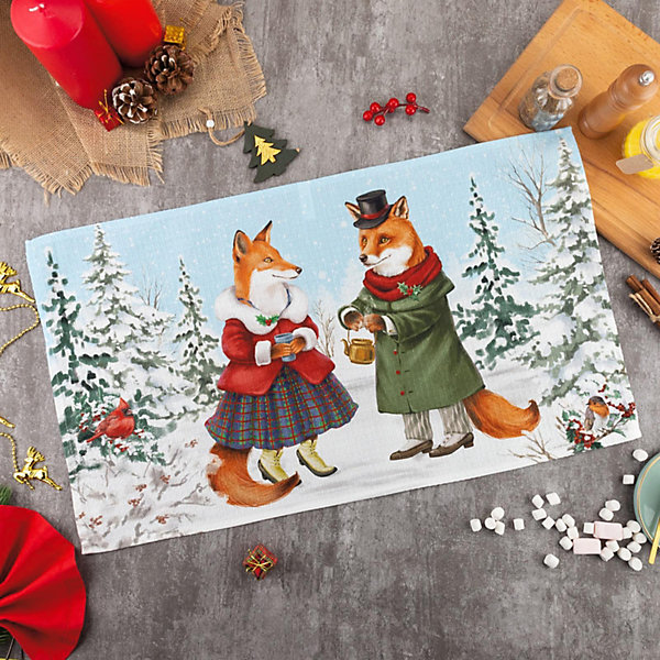 Полотенце Этель Winter holidays, Голубой, Полотенце Этель Winter holidays 
Полотенце Этель Winter holidays, Голубой, Полотенце Этель Winter holidays