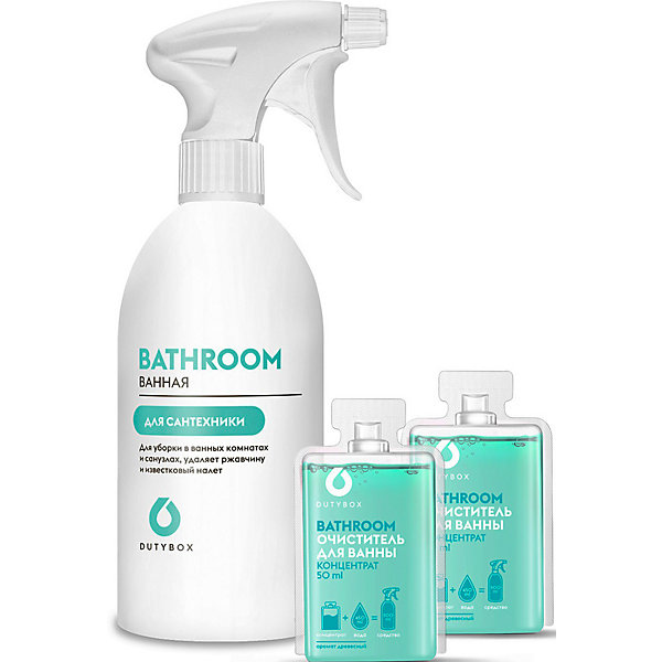 Сет DutyBox Бутылка + Очиститель керамики и сантехники Bathroom DutyBox