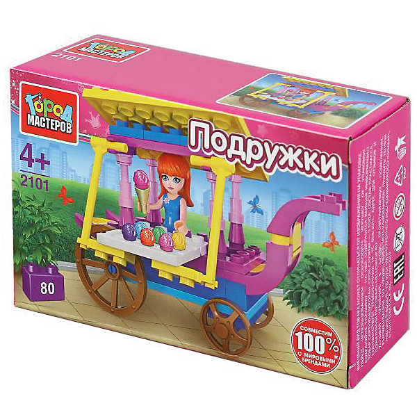 Конструктор "Город мастеров" продавец мороженного, с фигуркой, 80 дет, Разноцветный, Конструктор "Город мастеров" продавец мороженного, с фигуркой, 80 дет.
Конструктор "Город мастеров" продавец мороженного, с фигуркой, 80 дет, Разноцветный, Конструктор "Город мастеров" продавец мороженного, с фигуркой, 80 дет.