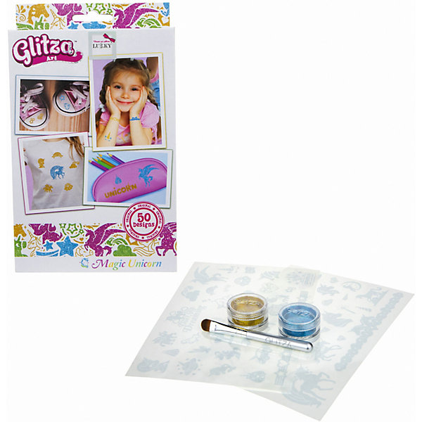 Набор тату Glitza Art Lukky Волшебные единороги, 50 дизайнов
Набор тату Glitza Art Lukky Волшебные единороги, 50 дизайнов