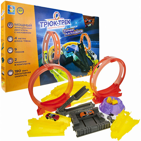 Набор Трюк-трек 1Toy "Гонка на выживание" с фрикционными машинками, Разноцветный, Набор Трюк-трек 1Toy "Гонка на выживание" с фрикционными машинками
Набор Трюк-трек 1Toy "Гонка на выживание" с фрикционными машинками, Разноцветный, Набор Трюк-трек 1Toy "Гонка на выживание" с фрикционными машинками