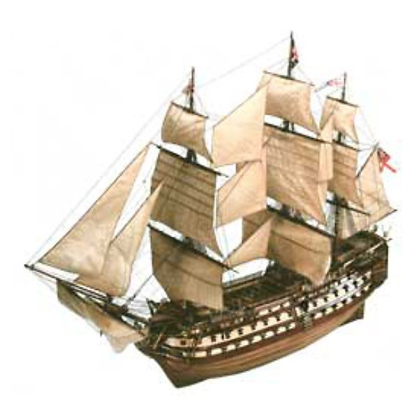 Парусник H.M.S Victory, 1:146, (5) Парусник H.M.S Victory, 1:146, (5)Модели для склеивания<br>Характеристики товара:<br><br>• возраст: от 10 лет;<br>• масштаб: 1:225;<br>• количество деталей: 269 шт;<br>• материал: пластик; <br>• клей и краски в комплект не входят;<br>• длина модели: 40 см;<br>• высота модели: 33 см;<br>• бренд, страна бренда: Revell (Ревел),Германия;<br>• страна-изготовитель: Китай.<br><br>Сборная модель «Парусник H.M.S Victory» поможет вам и вашему ребенку придумать увлекательное занятие на долгое время. Парусник выполнен в масштабе 1:225. Игрушка имеет высокую степень детализации, что делает ее точной копией настоящего морского судна. <br><br>Модель линейного корабля первого ранга Королевского флота Великобритании HMS Victory. Флагман адмирала Нельсона в битве при Трафальгаре. На борту этого судна прославленный британский адмирал получил смертельное ранение. С 1812 года HMS Victory не принимал участия в сражениях. Сейчас он находится на постоянной стоянке в доке города Портсмут. Корабль переделан в музей. <br><br>Набор для склеивания включает в себя 269 пластиковыйх элементов, декаль с наклейками, нити для такелажа, а также подробную инструкцию. Обращаем ваше внимание на тот факт, что для сборки этой модели клей и краски в комплект не входят. <br><br>Процесс сборки развивает интеллектуальные и инструментальные способности, воображение и конструктивное мышление, а также прививает практические навыки работы со схемами и чертежами.<br><br>Сборную модель «Парусник H.M.S Victory», 171 дет., Revell (Ревел) можно купить в нашем интернет-магазине.<br><br>Ширина мм: 389<br>Глубина мм: 248<br>Высота мм: 78<br>Вес г: 467<br>Возраст от месяцев: 168<br>Возраст до месяцев: 228<br>Пол: Мужской<br>Возраст: Детский<br>SKU: 1773062