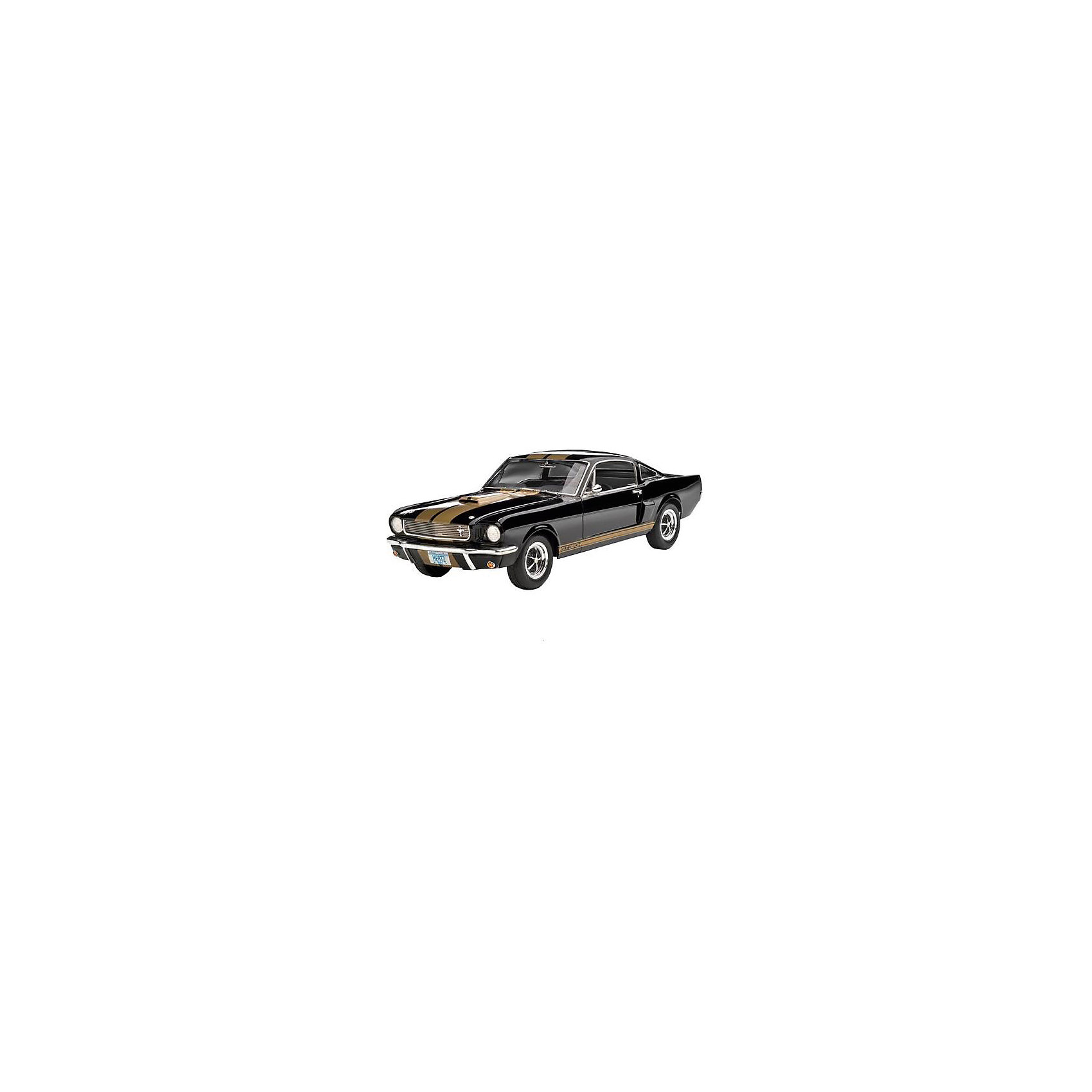 Автомобиль Shelby Mustang, Revell Автомобиль Shelby Mustang, RevellМашинки<br>Автомобиль Shelby Mustang, Revell (Ревелл) – максимально детализированная модель станет украшением комнаты и дополнением коллекции.<br>Модель автомобиля Shelby Mustang GT 350 H от фирмы Revell (Ревелл) является уменьшенной копией одного из самых известных автомобилей США Shelby Mustang GT 350 H 1966 года. Модель состоит из 86 деталей, которые необходимо собрать, склеить и покрыть краской в соответствии с инструкцией. В наборе также прилагаются клей в удобной упаковке, краски и кисточка. Модель тщательно проработана. Оригинальный кузов выполнен в мельчайших подробностях, а интерьер машины с подлинной приборной панелью и сиденьями превосходно детализирован. Колёса автомобиля выглядят совсем как настоящие, Крышка капота открывается, под ней располагается высокодетализированный V-образный 8-цилиндровый двигатель. А для ещё большей достоверности, некоторые части модели имеют блестящее металлическое напыление. Разработанная для детей от 10 лет, сборная модель знаменитого автомобиля Shelby Mustang GT 350 H, определённо, принесёт массу положительных эмоций и взрослым любителям моделирования. Моделирование считается одним из наиболее полезных хобби, ведь оно развивает интеллектуальные и инструментальные способности, воображение и конструктивное мышление. Прививает практические навыки работы со схемами и чертежами.<br><br>Дополнительная информация:<br><br>- Возраст: для детей старше 10-и лет<br>- В наборе: комплект пластиковых деталей для сборки модели, декаль (наклейки), базовые акриловые краски, клей, кисточка, инструкция<br>- Количество деталей: 86 шт.<br>- Масштаб модели: 1:24<br>- Длина модели: 191 мм.<br>- Уровень сложности: 3 (из 5)<br>- Дополнительно потребуются: кусачки, для того чтобы отделить детали с литников<br>- Краски из набора можно разбавлять обычной водой или фирменным растворителем Revell (Ревелл)<br><br>Модель Автомобиля Shelby Mustang, Revell (Ревелл) можно купить в нашем интернет-магазине.<br><br>Ширина мм: 370<br>Глубина мм: 340<br>Высота мм: 68<br>Вес г: 505<br>Возраст от месяцев: 144<br>Возраст до месяцев: 1200<br>Пол: Мужской<br>Возраст: Детский<br>SKU: 1826541