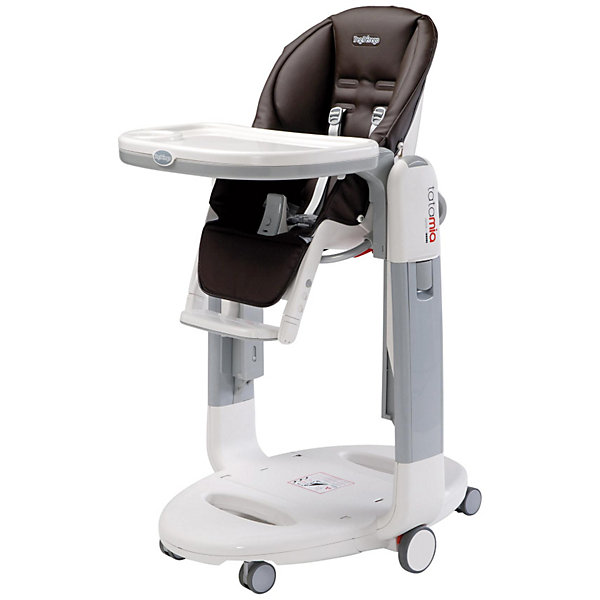 Стульчик для кормления Tatamia, Peg-Perego, Cacao Стульчик для кормления Tatamia, Peg-Perego, CacaoСтульчики для кормления<br>Стульчик для кормления Tatamia, Peg-Perego – это удобный и красивый, сконструированный с учетом всех современных тенденций стульчик.<br><br>Стульчик рассчитан для детей с рождения до 3 лет. Ширина ножек не позволяет упасть стульчику на бок даже при максимальной нагрузке. 6 вращающихся сдвоенных колес обеспечивают мобильность передвижения в помещении. Благодаря стопорам на колесиках, можно ставить даже на не ровную поверхность, не боясь, что он скатится под наклоном. Сидение можно поднимать и опускать на удобную высоту, регулировать наклон спинки и опору под ножками. Двухслойный поднос-столик легко отстегивается и моется. Имеется кармашек для вещей и игрушек на спинке сидения. Одним движением руки стульчик для кормления превращается в кресло - качели. Мама сможет укачать ребенка, не прикладывая усилий. Пятиточечные ремни безопасности и анатомическая вставка для разделения ног удерживают ребенка в надежном и безопасном положении. Складная конструкция делает стульчик компактным и удобным для хранения.<br><br>Дополнительная информация:<br><br>- Сидение регулируется в 9 положениях по высоте<br>- Регулируемый угол наклона спинки, фиксируется в 4-х положениях<br>- Регулируемая подножка 3 положения<br>- Механическая качалка<br>- Максимально допустимый вес: 15 кг.<br>- Размеры: в разложенном виде - 87x59x107 см., в сложенном виде - 35x94,5 см.<br>- Вес: 14 кг.<br>- Материал корпуса: пластмасса<br>- Материал сидения: высококачественная, долговечная эко-кожа<br>- Уход: сидение моющееся, поднос можно мыть в посудомоечной машине<br><br>Стульчик для кормления Tatamia можно купить в нашем интернет-магазине.<br><br>Ширина мм: 1010<br>Глубина мм: 620<br>Высота мм: 295<br>Вес г: 17186<br>Цвет: коричневый<br>Возраст от месяцев: 0<br>Возраст до месяцев: 36<br>Пол: Унисекс<br>Возраст: Детский<br>SKU: 2021138