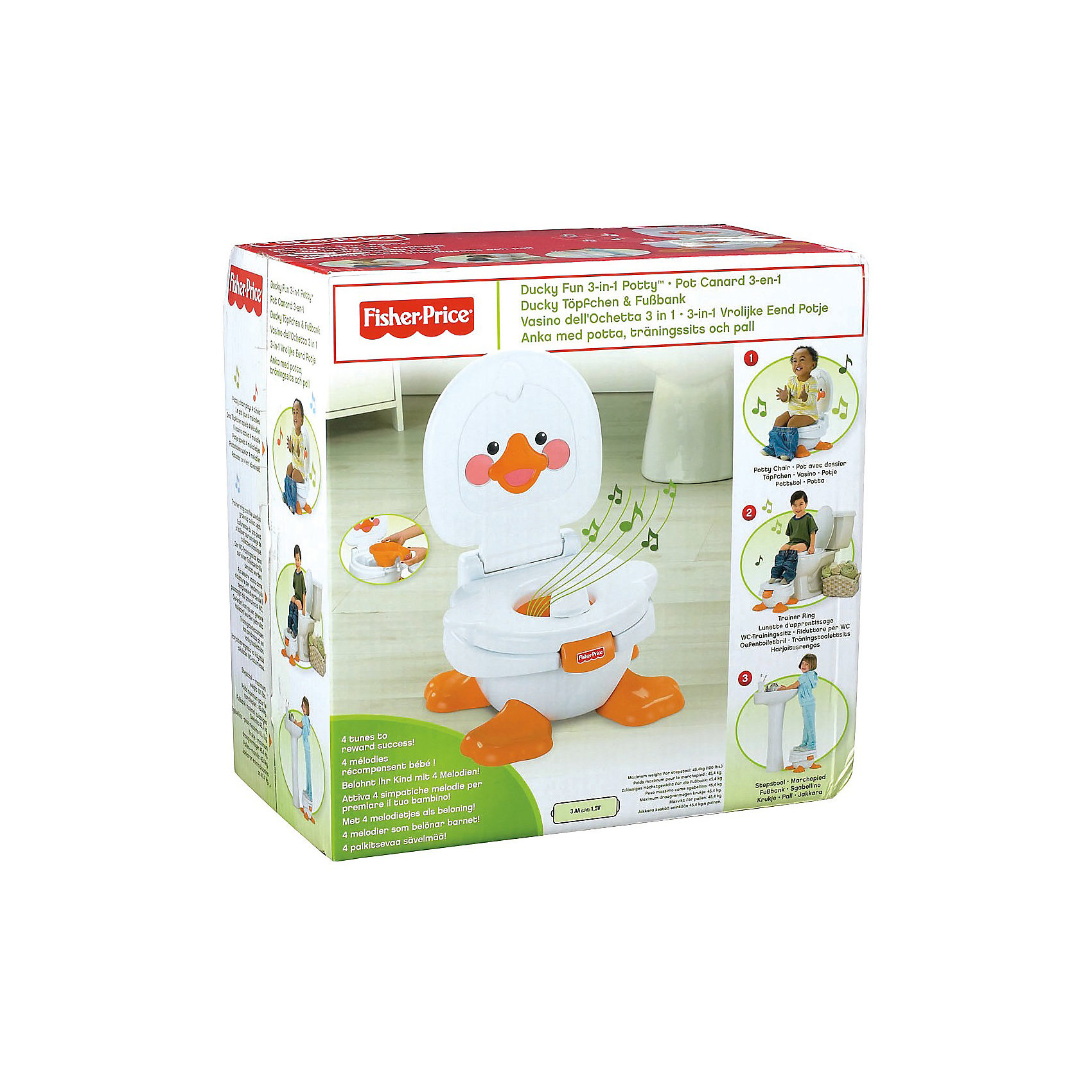 Горшок Fisher Price Веселый утенок от myToys Горшок Fisher Price Веселый утенок от myToys