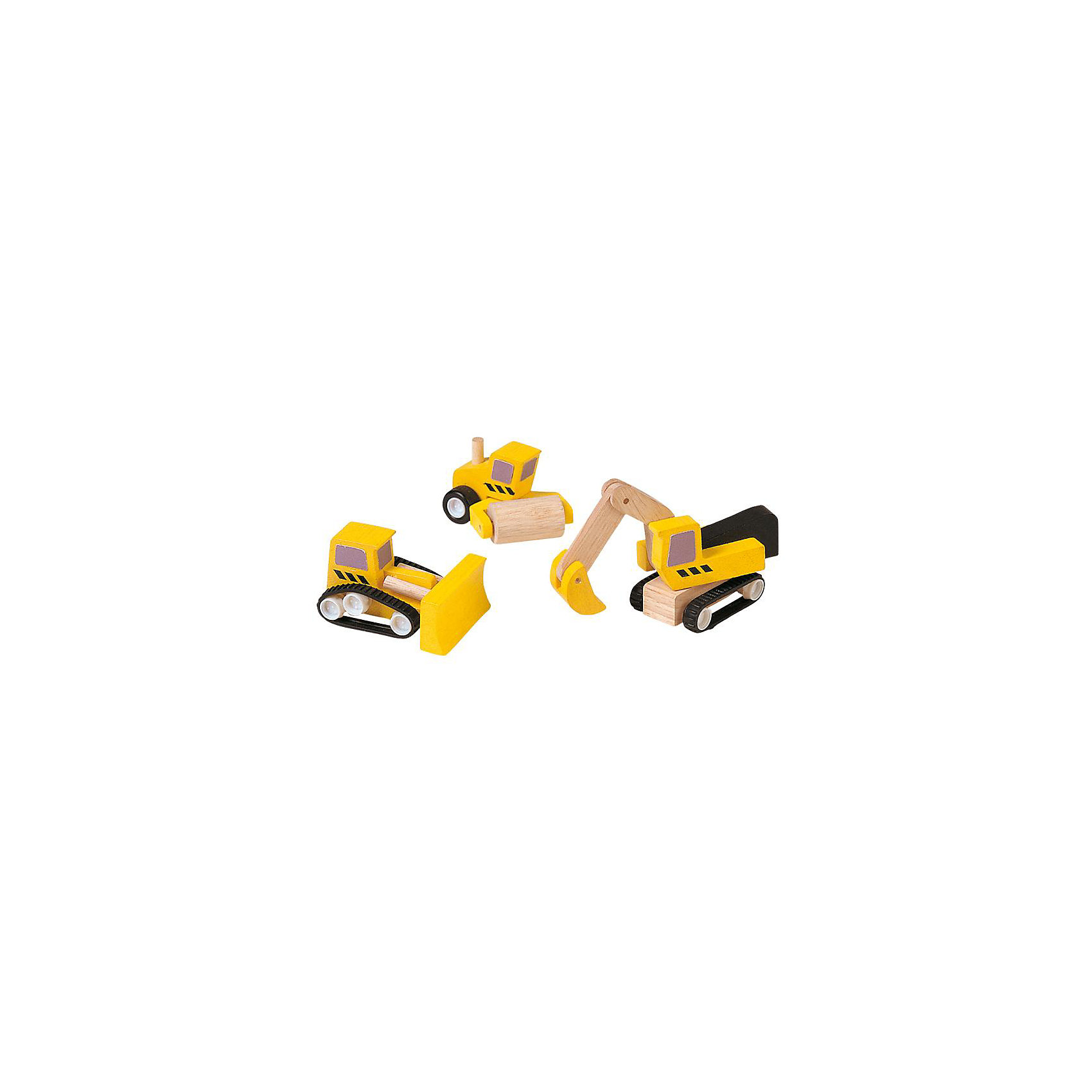Plan Toys PLAN TOYS 6014 Дорожная техника машинки plan toys утенок