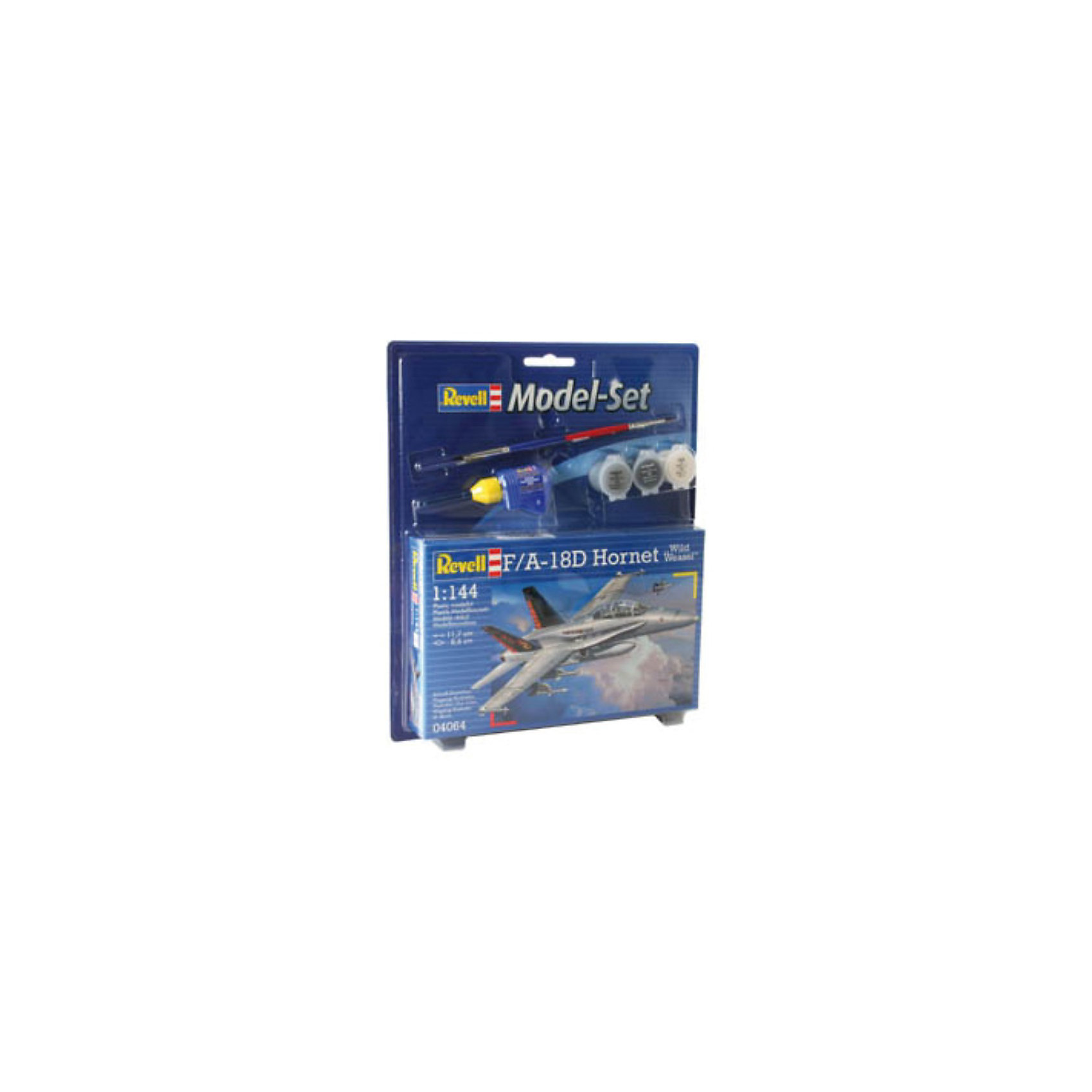Revell Сборная модель F/A-18 D Wild Weasel Revell Сборная модель F/A-18 D Wild WeaselСамолёты и вертолёты<br>AH-64 «Апач» (англ. Apache) — основной боевой вертолёт Армии США с середины 1980-х годов. Для выпуска «Апачей» был построен завод в г. Меса (Аризона). Выкатка первой серийной машины состоялась 30 сентября 1983 года, ровно через восемь лет после первого полёта AH-64. В следующем году фирма Хьюз была куплена корпорацией Макдоннел-Дуглас, к которой перешло и производство вертолёта. «Апачи» стали поступать в войска и распределялись по 18 вертолётов на эскадрилью. Первая эскадрилья достигла боеготовности в июле 1986 года. С 1989 года «Апачи» начали поступать в Национальную гвардию США. Серийное производство для нужд американских вооружённых сил было завершено в декабре 1994 года после постройки 827 машин. Масштаб 1:144, Количество деталей: 79. В набор входят клей, краски и кисточка.<br><br>Ширина мм: 270<br>Глубина мм: 230<br>Высота мм: 33<br>Вес г: 185<br>Возраст от месяцев: 144<br>Возраст до месяцев: 1164<br>Пол: Мужской<br>Возраст: Детский<br>SKU: 2071168