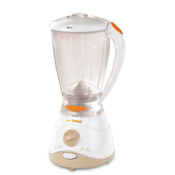 Блендер Tefal, Smoby Блендер Tefal, SmobyИгрушечная бытовая техника<br>Блендер Tefal, Smoby с привлекательным реалистичным дизайном займет достойное место на кухне юной хозяйки. Блендер оснащен водонепроницаемой чашей с ручкой, в которую можно наливать воду или другие жидкости. На корпусе имеется переключатель, если повернуть его несколько раз и нажать на кнопочку Turbo безопасные пластиковые лопасти блендера начнут вращаться. Игрушка работает без батареек.<br><br>Дополнительная информация:<br><br>- Материал: пластик.<br>- Размер: 9 х 8 х 17,5 см.<br>- Размер упаковки: 13 х 9 х 20 см.<br>- Вес: 0,236 кг.<br><br>Блендер Tefal, Smoby (Смоби) можно купить в нашем интернет-магазине.<br><br>Ширина мм: 206<br>Глубина мм: 134<br>Высота мм: 94<br>Вес г: 236<br>Возраст от месяцев: 36<br>Возраст до месяцев: 72<br>Пол: Женский<br>Возраст: Детский<br>SKU: 2094946