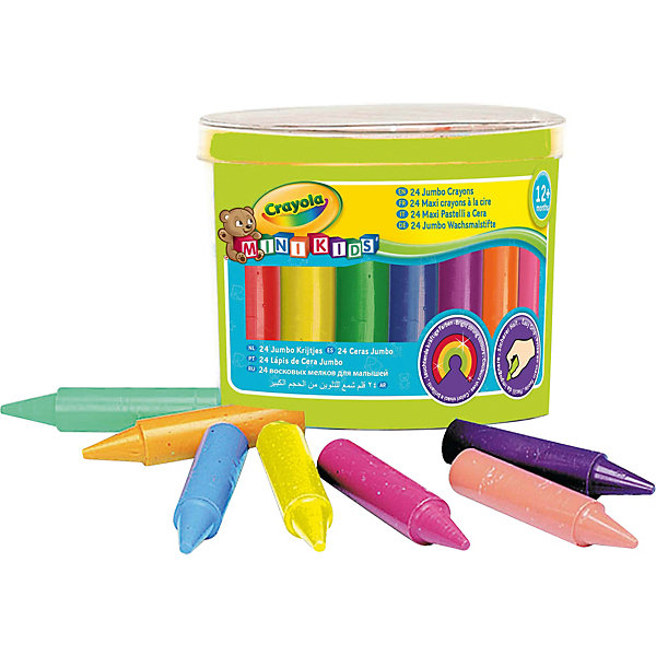 Восковые мелки в футляре, 24 шт., Crayola Восковые мелки в футляре, 24 шт., CrayolaМасляные и восковые мелки<br>Ваш ребёнок любит рисовать, но Вы никак не можете найти подходящие канцелярские товары для его творчества? Тогда восковые мелки от Crayola (Крайола) станут для Вас настоящей находкой! 24 ярких цвета и качественный материал не оставит у Вас сомнений в выборе. <br><br>Мелки поставляются в парктичном футляре, а благодаря своему размеру они подходят даже для самых маленьких ручек! Подарите Вашему малышу чудесные моменты творчества!<br><br>Восковые мелки в футляре от Crayola (Крайола) можно купить в нашем интернет-магазине.<br><br>Дополнительная информация:<br>Размер упаковки (д/ш/в): 7,4 х 9 х 9 см<br><br>Ширина мм: 95<br>Глубина мм: 93<br>Высота мм: 73<br>Вес г: 239<br>Возраст от месяцев: 12<br>Возраст до месяцев: 72<br>Пол: Унисекс<br>Возраст: Детский<br>SKU: 2127054