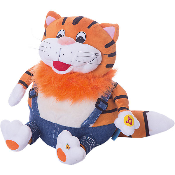 Мягкая игрушка Кот, 25 см, со звуком, Возвращение Блудного Попугая, МУЛЬТИ-ПУЛЬТИ Мягкая игрушка Кот, 25 см, со звуком, Возвращение Блудного Попугая, МУЛЬТИ-ПУЛЬТИМягкие игрушки из мультфильмов<br>Бренд Мульти-Пульти представляет мягкие игрушки - персонажей любимых мультфильмов и сказок. Толстый рыжий кот из мультфильма Возвращение блудного попугая хорошо известен всем детям. Мягкая, приятная на ощупь игрушка порадует и развеселит Вашего ребенка. Можно вспомнить и разыграть сценки из любимого мультика, игрушка озвучена, если нажать коту на лапку он будет произносить знакомые фразы из мультфильма (9 фраз).<br><br>Дополнительная информация:<br><br>- Материал: текстиль, пластмасса, набивка - гипоаллергенный синтепон, пластмассовые гранулы.<br>- Требуются батарейки: 3*1,5V (есть в комплекте).<br>- Размер игрушки: 25см.<br>- Размер: 26 x 25 x 27 см.<br>- Вес: 0,325 кг.<br><br>Купить мягкую игрушку Кота из мультфильма Возвращение блудного попугая можно в нашем магазине.<br><br>Ширина мм: 160<br>Глубина мм: 250<br>Высота мм: 300<br>Вес г: 330<br>Возраст от месяцев: 12<br>Возраст до месяцев: 72<br>Пол: Унисекс<br>Возраст: Детский<br>SKU: 2149160