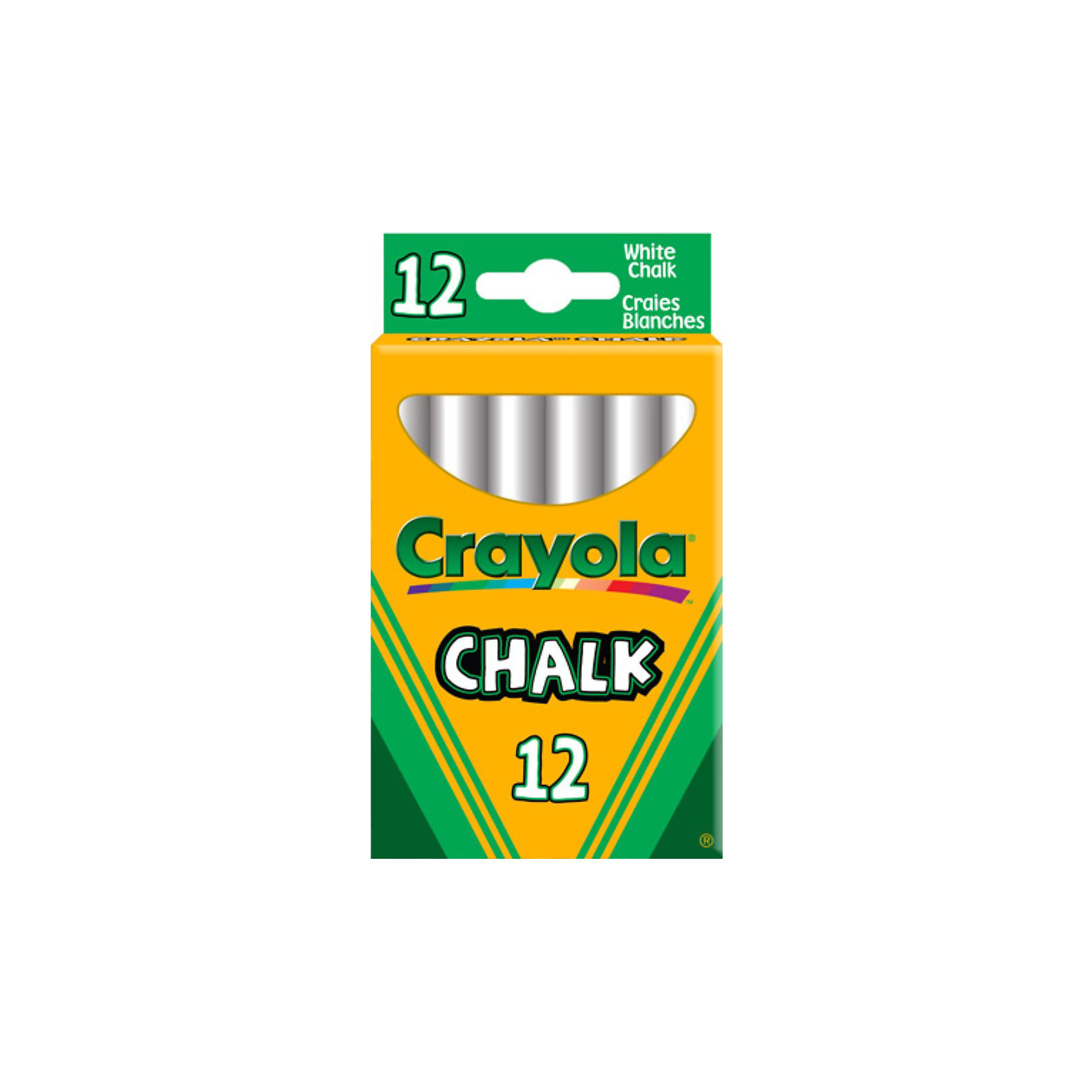 Неосыпающиеся белые мелки, 12 шт., Crayola Неосыпающиеся белые мелки, 12 шт., CrayolaКакое детство может обойтись без белых мелков? Ведь это необходимый элемент творчества у каждого ребёнка.<br><br>Мелки от Crayola (Крайола) отличаются особой прочностью благодаря изготовлению по специальной технологии. С неосыпающимися белыми мелками от Crayola (Крайола) Ваш малыш сможет приятно проводить время в кругу друзей, рисуя забавные картинки, как на асфальте, так и на доске для рисования и при этом будет оставаться чистым.<br><br>Изготовлены из экологически чистых материалов, не вызывают аллергической реакции.<br><br>Белые мелки от Crayola (Крайола) можно купить в нашем интернет-магазине.<br><br>Ширина мм: 60<br>Глубина мм: 100<br>Высота мм: 20<br>Вес г: 120<br>Возраст от месяцев: 36<br>Возраст до месяцев: 108<br>Пол: Унисекс<br>Возраст: Детский<br>SKU: 2149650