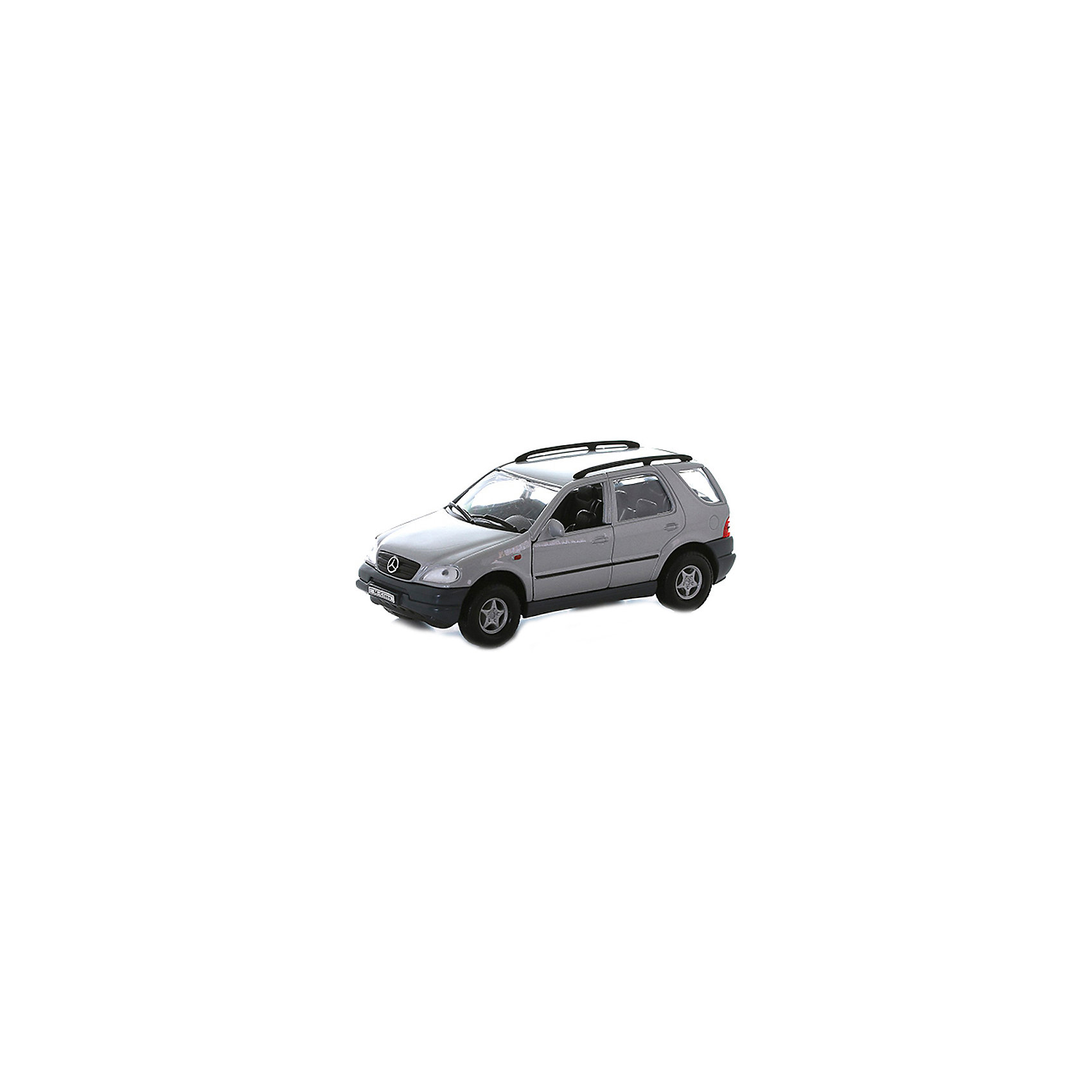 Welly Модель машины 1:31 Mercedes-Benz M-Class Welly Модель машины 1:31 Mercedes-Benz M-ClassКоллекционные модели<br>Коллекционная модель машины масштаба 1:31 Mercedes Benz M-class (Мерседес М-класс). <br><br>Функции: открываются передние двери, инерционный механизм. <br><br>Размеры: 18x8x7 см.<br><br>Ширина мм: 185<br>Глубина мм: 80<br>Высота мм: 85<br>Вес г: 295<br>Возраст от месяцев: 84<br>Возраст до месяцев: 1188<br>Пол: Мужской<br>Возраст: Детский<br>SKU: 2150108