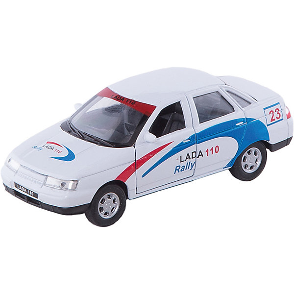 Welly Модель машины 1:34-39 LADA 110 Rally Welly Модель машины 1:34-39 LADA 110 RallyМашинки<br>Модель автомобиля масштаба 1:34-39 инерционная. У машинки открываются двери.<br><br>Ширина мм: 150<br>Глубина мм: 60<br>Высота мм: 120<br>Вес г: 166<br>Возраст от месяцев: 84<br>Возраст до месяцев: 1188<br>Пол: Мужской<br>Возраст: Детский<br>SKU: 2150209