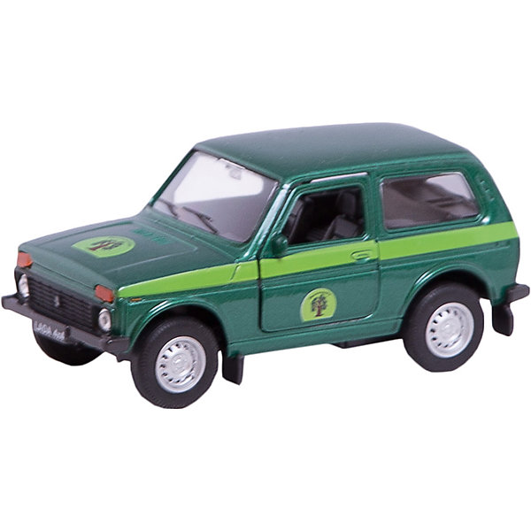 Welly Модель машины 1:34-39 LADA 4x4 Лесоохрана Welly Модель машины 1:34-39 LADA 4x4 ЛесоохранаМашинки<br>Welly Модель машины 1:34-39 LADA 4x4 Лесоохрана<br><br>Характеристики:<br>- Материал: металл, пластик<br>- В комплект входит: 1 машинка<br>- Размер упаковки: 12 * 6 * 15 см.<br>- Вес: 200 гр.<br>Модель машины 1:34-39 LADA 4x4 Лесоохрана, от известного бренда Welly (Велли) станет отличным сюрпризом для любителей автомобилей. Знаменитая модель отечественного автопрома Лада на этот раз предназначена для охраны леса, о чем свидетельствуют ее зеленый цвет и опознавательные знаки на кузове. Полностью соответствуя своей настоящей, эта модель привлекает внимание и создана как для игры, так и для коллекции. У модели открываются передние двери. Имеет заводной механизм для движения. Кузов и внутренние детали этой модели имеют качественную детализацию и не оставляют равнодушных. Машинка предназначена для развития моторики рук, внимания и воображения. Соберите все коллекцию служебных автомобилей и играйте в настоящий город.<br>Модель машины 1:34-39 LADA 4x4 Лесоохрана, Welly (Велли) можно купить в нашем интернет-магазине.<br>Подробнее:<br>• Для детей в возрасте: от 3 до 10 лет <br>• Номер товара: 2150210<br>Страна производитель: Китай<br><br>Ширина мм: 150<br>Глубина мм: 60<br>Высота мм: 120<br>Вес г: 174<br>Возраст от месяцев: 84<br>Возраст до месяцев: 1188<br>Пол: Мужской<br>Возраст: Детский<br>SKU: 2150210