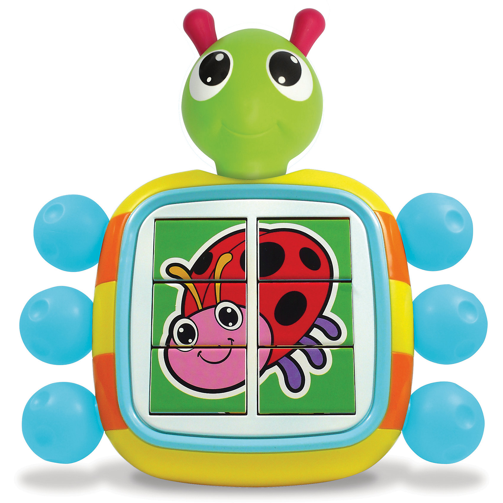 Игрушка Веселый Жук-Головоломка, TOMY Игрушка Веселый Жук-Головоломка, TOMYРазвивающие игры<br>Эта звуковая развивающая игрушка обязательно понравится вашему малышу. Поворачивая каждую лапку жука можно собрать одну из картинок : бабочку, пчелку или божью коровку при этом жук издает веселые звуки. Игрушка выполнена из гипоаллергенны материалов, безопасна для детей. Прекрасно развивает логическое мышление, моторику, цветовосприятие.<br><br>Дополнительная информация:<br><br>- Материал: пластик<br>- Размер: 15,5х 18 см.<br>- Элемент питания: 2 батарейки ААА (в комплекте).<br><br>Игрушку Веселый Жук-Головоломка, TOMY можно купить в нашем магазине.<br><br>Ширина мм: 216<br>Глубина мм: 214<br>Высота мм: 113<br>Вес г: 488<br>Возраст от месяцев: 18<br>Возраст до месяцев: 1164<br>Пол: Унисекс<br>Возраст: Детский<br>SKU: 2241109