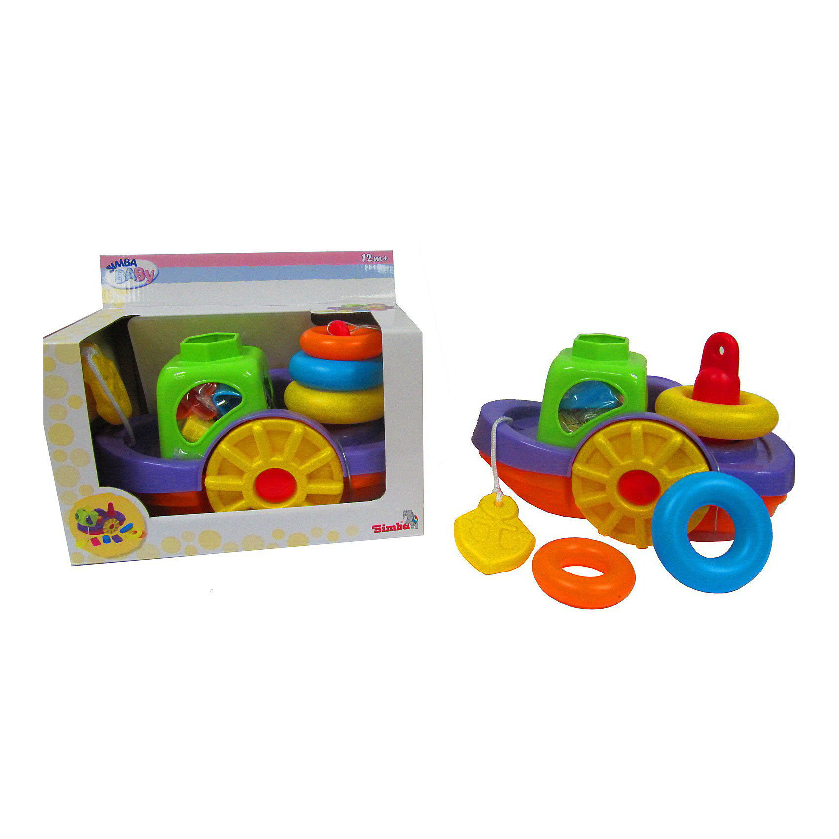 Simba Игрушки для ванны Simba Игрушки для ванныИгровые наборы<br>Simba Игрушки для ванны - занимательная игрушка 3 –в -1 для купания вашего малыша, выполненная в виде кораблика.<br><br>Чтобы купание в ванной проходило для вашего малыша еще интересней, компания Simbaприготовила для него несколько игрушек, укомплектованных в один набор. <br><br>Сюда входит яркий кораблик, сочитающий в себе, помимо водоплавающего судна, также пирамидку и сортер, которые полюбятся самым маленьким карапузам. <br><br>Дополнительная информация:<br><br>- Легкая игрушка, которая не тонет в воде.<br>- Материал: пластмасса.<br>- Размер игрушки: длина - 260 мм, ширина - 140 мм, высота - 170 мм.<br><br>Малыш с удовольствием будет принимать в ванну, ведь вместе с ним теперь будет купаться такая чудесная и яркая игрушка в форме кораблика. Купание станет еще веселей и приятней!<br><br>Ширина мм: 220<br>Глубина мм: 270<br>Высота мм: 150<br>Вес г: 400<br>Возраст от месяцев: 12<br>Возраст до месяцев: 2147483647<br>Пол: Мужской<br>Возраст: Детский<br>SKU: 2261014