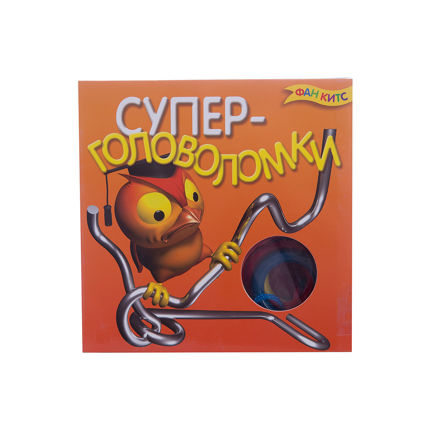 Набор Суперголоволомки Набор СуперголоволомкиНаборы для фокусов<br>Fun kits «Суперголоволомки» - набор из шести пространственных головоломок и более 30 хитрых задачек. Некоторые из них не под силу даже взрослым. Но если ты их не решишь, не расстраивайся, в конце книги есть указания и ответы.<br>Дополнительная информация:<br>В набор входит:<br>- Книга (48 страниц) с инструкциями и цветными иллюстрациями;<br>- 4 металлические головоломки, <br>- 2 деревянные головоломки.<br>Размер упаковки (д/ш/в): 170 х 62 х 170 мм<br>А если тебе удалось разобрать головоломку, то попробуй ее собрать. Это еще труднее!<br><br>Ширина мм: 170<br>Глубина мм: 62<br>Высота мм: 170<br>Вес г: 500<br>Возраст от месяцев: 72<br>Возраст до месяцев: 144<br>Пол: Унисекс<br>Возраст: Детский<br>SKU: 2358175