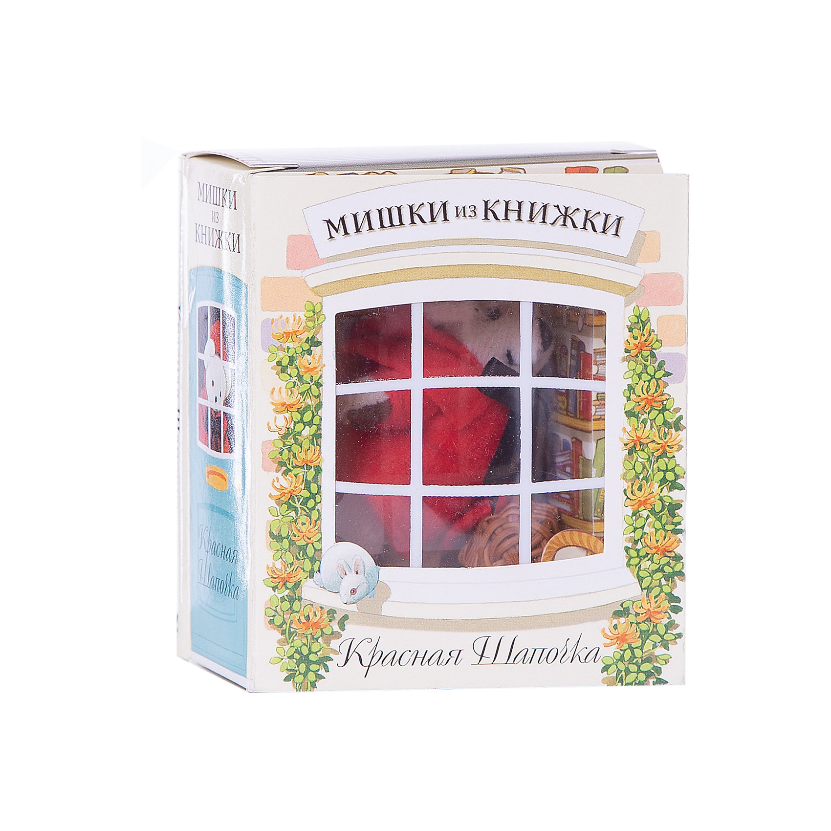 Мишки из книжки Красная шапочка Мишки из книжки Красная шапочкаШарль Перро<br>Мишки из книжки Красная шапочка В наборе твоя любимая сказка о Красной шапочке вместе с главной героиней - мишкой Красной шапочкой.<br>Дополнительная информация:<br>Состав набора:<br>• Книга со сказкой 48 стр., суперобложка, цветные иллюстрации <br>• Игрушечный мишка Красная шапочка <br>• Картонная комнатка для мишки <br>Размер упаковки (д/ш/в): 80 х 50 х 95 мм<br><br>Ширина мм: 80<br>Глубина мм: 50<br>Высота мм: 95<br>Вес г: 170<br>Возраст от месяцев: 36<br>Возраст до месяцев: 72<br>Пол: Женский<br>Возраст: Детский<br>SKU: 2358232
