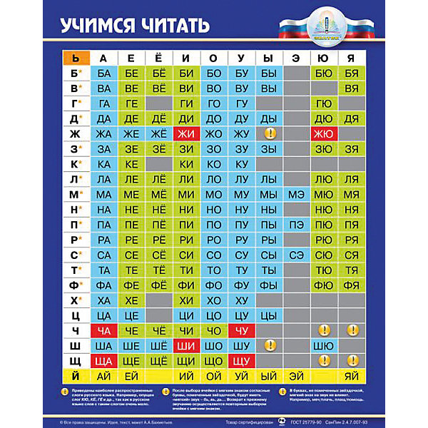 Электронный звуковой плакат "Учимся читать, Электронный звуковой плакат "Учимся читать"
Электронный звуковой плакат "Учимся читать, Электронный звуковой плакат "Учимся читать"