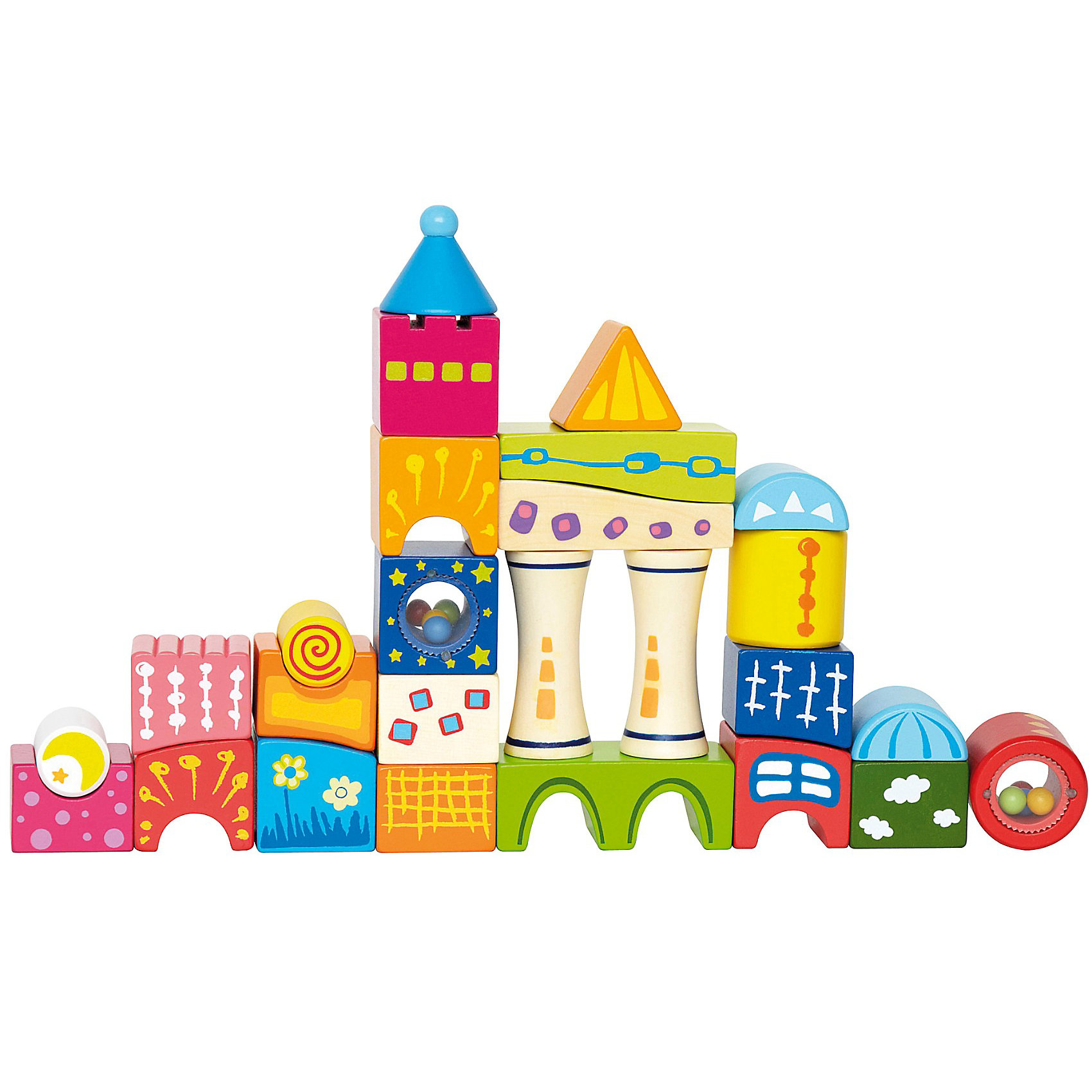 Конструктор Замок, Hape Конструктор Замок, HapeДеревянные конструкторы<br>Конструктор Замок от Hape - красивый и высококачественный деревянный конструктор, который наверняка понравится вашему малышу.<br><br>Конструктор состоит из ярких блоков различной формы, предлагая малышу множество игр и широкие возможности для творчества.<br><br>Выстраивая домики и пирамидки, складывая кубики по цветам и формам, малыш развивает навыки мелкой моторики и воображение, учится мыслить логически. <br><br>Дополнительная информация:<br><br>- Рекомендован для детей от 2-х лет. <br>- Размер упаковки: 42 х 9 х 18 см<br>- Размеры деталей: 4.8х4.8х4.8 см<br>- Количество деталей: 26 шт.<br>- Вес: 1,1 кг<br><br>Конструктор Замок, Hape можно купить в нашем интернет-магазине.<br><br>Ширина мм: 90<br>Глубина мм: 420<br>Высота мм: 180<br>Вес г: 1333<br>Возраст от месяцев: 24<br>Возраст до месяцев: 60<br>Пол: Унисекс<br>Возраст: Детский<br>SKU: 2416602