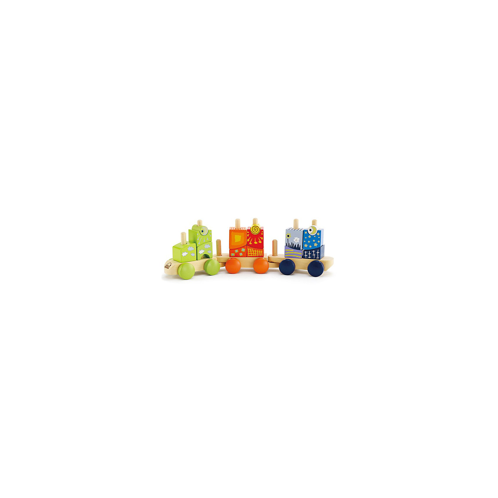 Hape Конструктор Паровозик Hape Конструктор ПаровозикДеревянные конструкторы<br>Hape Конструктор Паровозик - высококачественный конструктор-паровозик с яркими геометрическими фигурами.<br><br>Малыш может самостоятельно строить вагончики, выбирая понравившиеся цвета. <br><br>Игрушка способствует развитию моторики, визуальному восприятию, стимулирует воображение, учит различать цвета и формы.<br><br><br>Дополнительная информация:<br><br>- Рекомендован для детей от 2-х лет. <br>- Размер упаковки: 42 х 9 х 18 см<br>- Размер игрушки: 40 х 9,5 х 13 см <br>- Материал: натуральное дерево.<br><br>Ширина мм: 422<br>Глубина мм: 183<br>Высота мм: 108<br>Вес г: 1102<br>Возраст от месяцев: 24<br>Возраст до месяцев: 60<br>Пол: Унисекс<br>Возраст: Детский<br>SKU: 2416648