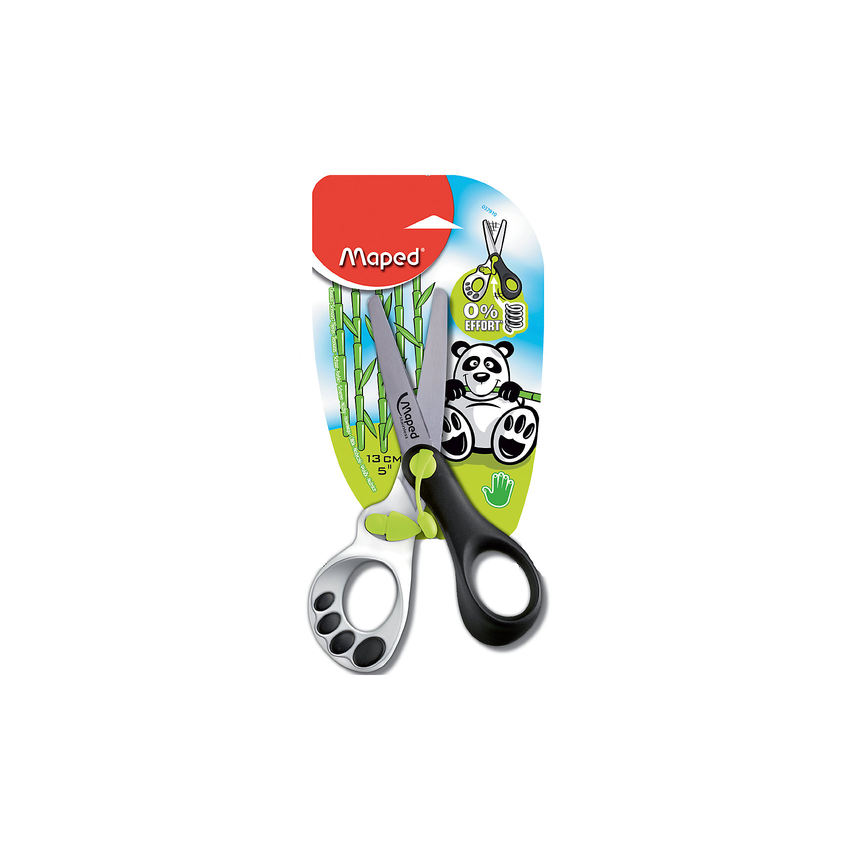 Ножницы KOOPY, 13 см Ножницы KOOPY, 13 смШкольные аксессуары<br>Ножницы KOOPY, 13 см от марки Maped<br><br>Эти ножницы созданы специально для малышей. Ими очень легко вырезать. Ручки - из безопасного пластика, эргономичные, удобные.<br>Конструкция разработана для детской руки. Лезвия - закругленные, безопасные. Одна из ручек украшена забавной лапой панды.<br><br>Особенности данной модели:<br><br>закругленные лезвия;<br>цвет: разноцветные;<br>длина - 13 см.<br><br>Ножницы KOOPY, 13 см от марки Maped можно купить в нашем магазине.<br><br>Ширина мм: 15<br>Глубина мм: 76<br>Высота мм: 173<br>Вес г: 33<br>Возраст от месяцев: 72<br>Возраст до месяцев: 1188<br>Пол: Унисекс<br>Возраст: Детский<br>SKU: 2418860