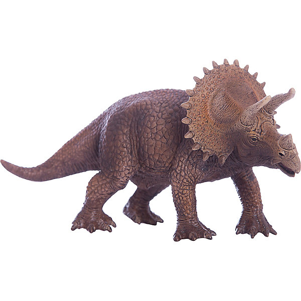 Трицераптор, Schleich Трицераптор, SchleichМир животных<br>Трицераптор получил свое название от трех древнегреческих слов, которые переводятся на русский язык как «три», «рог», «морда, лицо». Действительно, эти животные имели три рога на голове, ходили на четырех тяжелых толстых ногах и имели хвост. Широкую известность эти динозавры получили благодаря костяному воротнику сравнительно больших размеров. До сих пор неизвестно для каких целей Трицераптор применял свои рога.<br><br>Дополнительная информация:<br><br>Материал: каучуковый пластик<br>Размеры: 20,0 ? 8,0 ? 10,5 см<br><br>Трицераптора, Schleich (Шляйх) можно купить в нашем магазине.<br><br>Ширина мм: 200<br>Глубина мм: 78<br>Высота мм: 64<br>Вес г: 278<br>Возраст от месяцев: 36<br>Возраст до месяцев: 96<br>Пол: Мужской<br>Возраст: Детский<br>SKU: 2445905