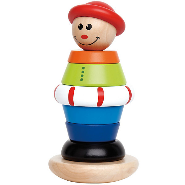 Деревянная игрушка Пирамидка, Hape Деревянная игрушка Пирамидка, HapeДеревянные игрушки<br>Эта веселая пирамидка в виде клоуна поможет малышу научиться различать не только формы, но и цвета. Во время игры развивается концентрация и моторика рук ребенка. <br>Детали пирамидки выполнены из экологичного дерева, не имеют острых краев и углов.<br><br>Дополнительная информация:<br><br>- Возраст: от 12 месяцев<br>- Материал: дерево<br>- Размеры: 18х6х17 см<br>- Вес: 0.9 кг<br><br>Деревянную игрушку Пирамидка, Hape можно купить в нашем интернет-магазине.<br><br>Ширина мм: 187<br>Глубина мм: 98<br>Высота мм: 93<br>Вес г: 341<br>Возраст от месяцев: 12<br>Возраст до месяцев: 36<br>Пол: Унисекс<br>Возраст: Детский<br>SKU: 2503730