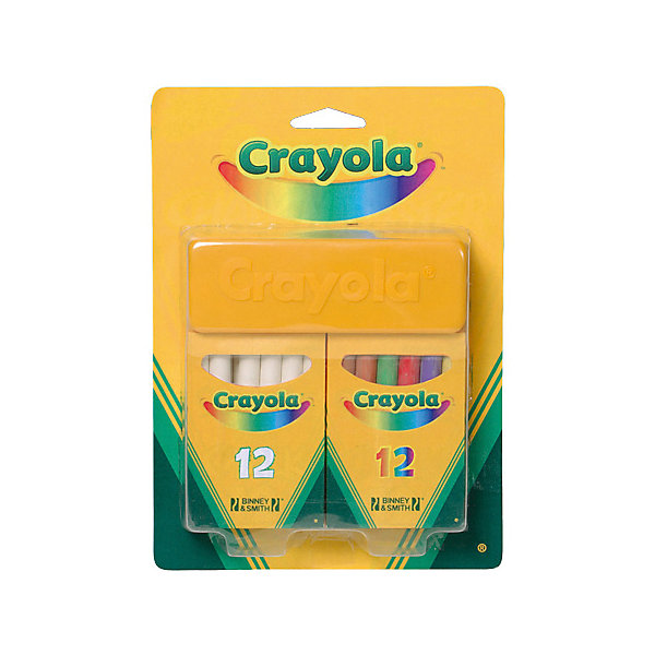 Набор белых и цветных мелков для асфальта, Crayola Набор белых и цветных мелков для асфальта, CrayolaМелки для асфальта<br>Набор белых и цветных мелков от Crayola (Крайола) - необходимый элемент в детстве каждого ребёнка. Ведь какой ребёнок не любит рисовать? Особенно удобно заниматься творчеством на улице во время прогулки, ведь мелками можно свободно рисовать на асфальте!<br><br>Их удобная форма разработана специально в расчете на небольшую детскую ладошку. Набор отлично подойдет и для рисования с друзьями - мелков хватит всем, ведь в него входят 12 белых и 12 цветных мелков. <br><br>Набор белых и цветных мелков от Crayola (Крайола) можно купить в нашем интернет-магазине.<br><br>Ширина мм: 155<br>Глубина мм: 27<br>Высота мм: 215<br>Вес г: 320<br>Возраст от месяцев: 36<br>Возраст до месяцев: 84<br>Пол: Унисекс<br>Возраст: Детский<br>SKU: 2539716
