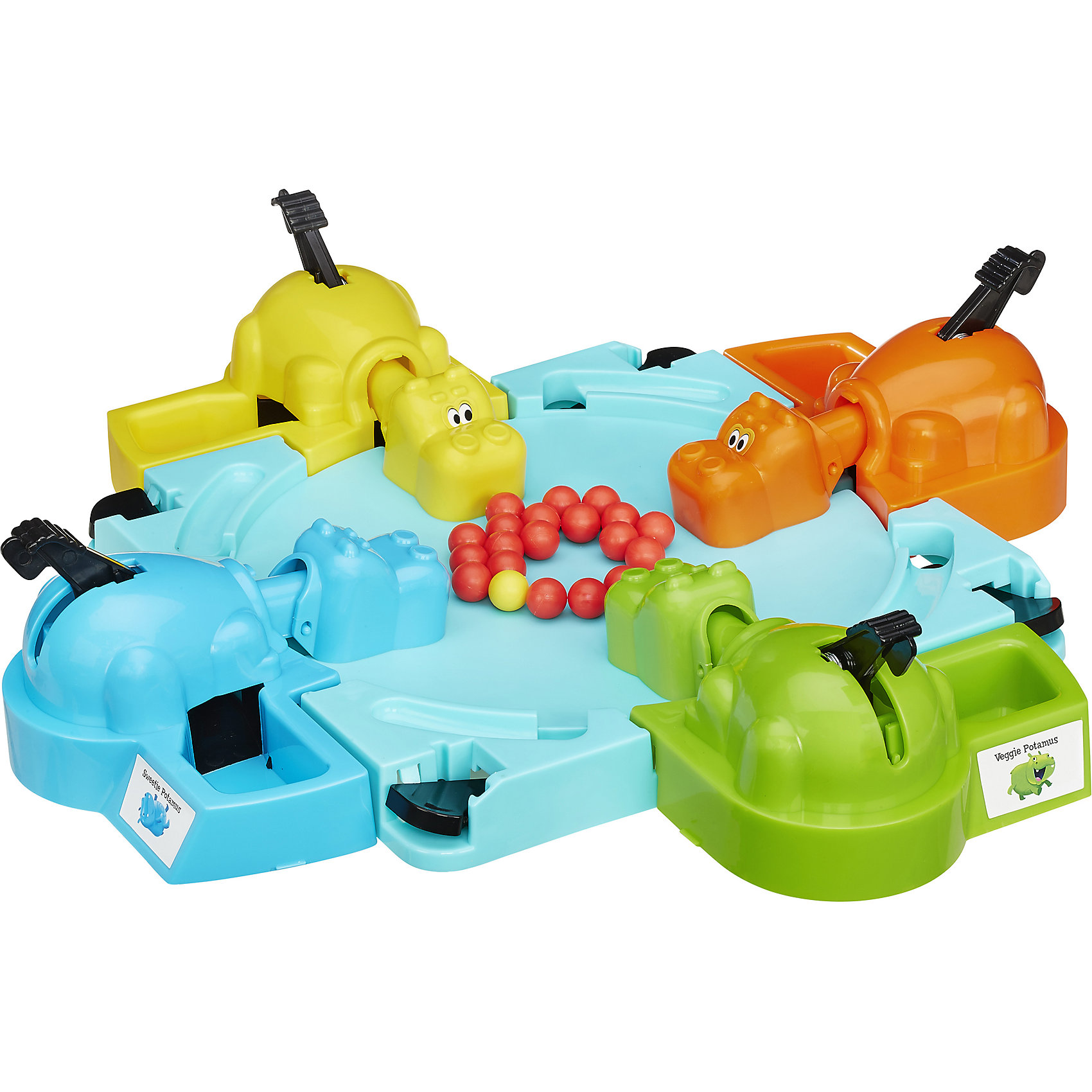 Игра Голодные бегемотики, Hasbro Игра Голодные бегемотики, HasbroИгры для развлечений<br>Очень веселая и азартная игра для компании до 4 человек.<br><br>Каждый игрок выбирает себе бегемотика. Шарики высыпаются в центр. При нажатии на рычаг, бегемотик вытягивает шею и захватывает шарик. Выигрывает тот, чей бегемотик успеет съесть больше шариков!<br><br><br>Дополнительная информация:<br><br>- В комплекте: игровое поле и разноцветные шарики.<br>- Материалы: пластик.<br><br>Игра Голодные бегемотики можно купить в нашем магазине.<br><br>Ширина мм: 108<br>Глубина мм: 254<br>Высота мм: 254<br>Вес г: 920<br>Возраст от месяцев: 48<br>Возраст до месяцев: 108<br>Пол: Унисекс<br>Возраст: Детский<br>SKU: 2568076