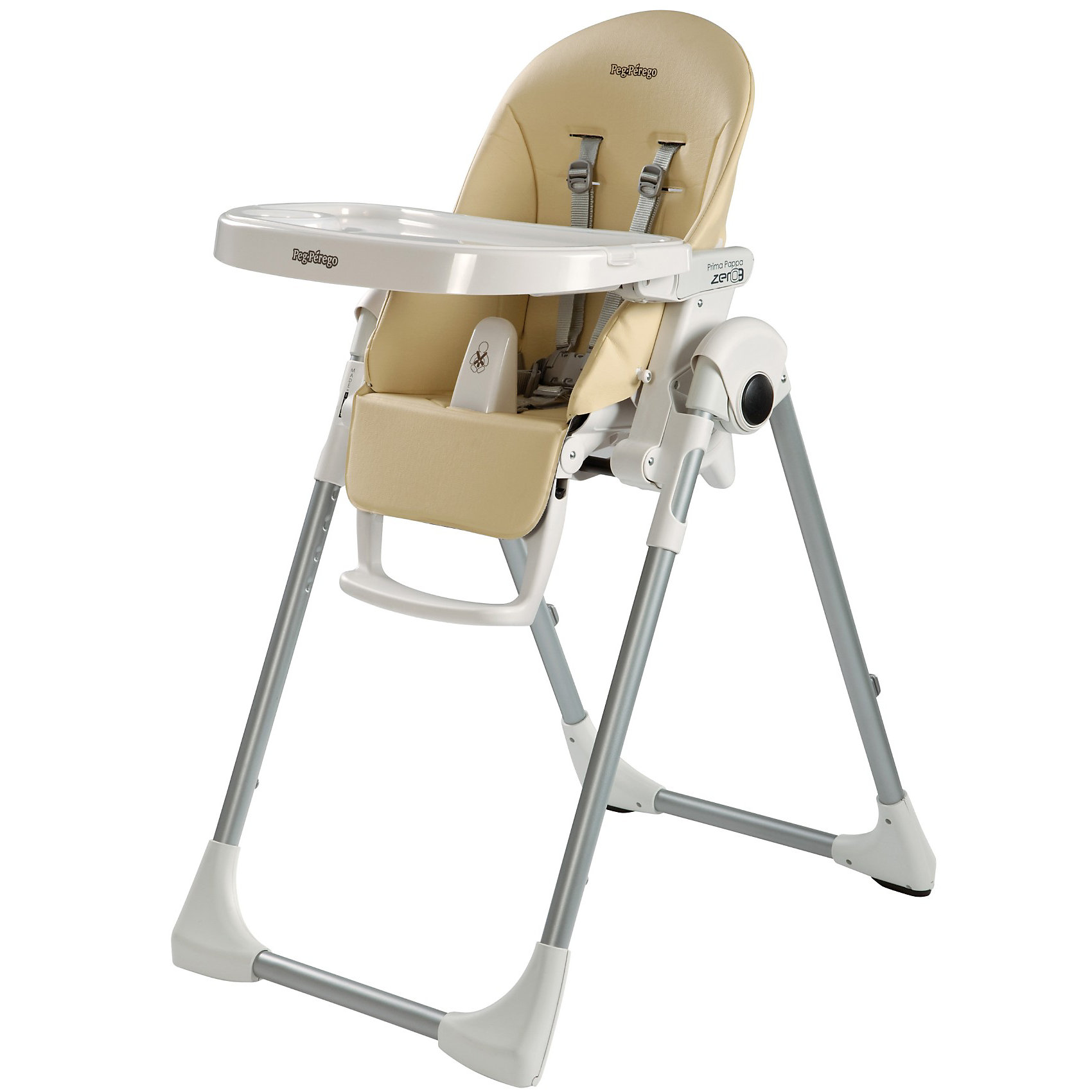 Стульчик для кормления Prima Pappa Zero3, Peg-Perego, Paloma крем Стульчик для кормления Prima Pappa Zero3, Peg-Perego, Paloma кремСтульчики для кормления<br>Удобный и функциональный стульчик Prima Pappa Zero3, Peg-Perego, обеспечит комфорт и безопасность Вашего малыша во время кормления. Спинка сиденья легко регулируется в 5 положениях (вплоть до горизонтального), что позволяет использовать стульчик как для кормления так<br>и для игр и сна. Широкое и эргономичное мягкое сиденье будет удобно как малышу, так и ребенку постарше. Стульчик оснащен регулируемыми 5-точечными ремнями безопасности, а планка-разделитель для ножек под столиком не даст малышу соскользнуть. Высота стула<br>регулируется в 7 положениях, выбрав самое низкое положение и убрав столик, Вы легко трансформируете стул для кормления в низкий безопасный детский стульчик, куда ребенок может садиться сам. Подножка регулируется в 3 позициях, позволяя выбрать оптимальное для ребенка<br>положение. <br><br>Широкий съемный столик оснащен подносом с отделениями для кружки или стакана, поднос можно снять для быстрой чистки и использовать основную поверхность для игр и занятий. Для детей постарше стул можно использовать без столика для кормления, придвинув его к столу<br>для взрослых. Ножки оснащены колесиками с блокираторами, что позволяет легко перемещать стульчик по комнате. Кожаный чехол легко снимаются для чистки. Стульчик легко и компактно складывается и занимает мало места при хранении. Подходит для детей в возрасте от 0<br>месяцев до 3 лет.<br><br>Дополнительная информация:<br><br>- Цвет: Paloma крем.<br>- Материал: пластик, эко-кожа.<br>- Размер в разложенном состоянии: 55 х 76 х 105 см. <br>- Размер в сложенном состоянии: 58 х 28,5 х 103,5 cм. <br>- Вес: 7,6 кг.<br><br>Стульчик для кормления Prima Pappa Zero3, Peg-Perego, Paloma крем, можно купить в нашем интернет-магазине.<br><br>Ширина мм: 960<br>Глубина мм: 560<br>Высота мм: 300<br>Вес г: 9800<br>Возраст от месяцев: 0<br>Возраст до месяцев: 36<br>Пол: Унисекс<br>Возраст: Детский<br>SKU: 2976696