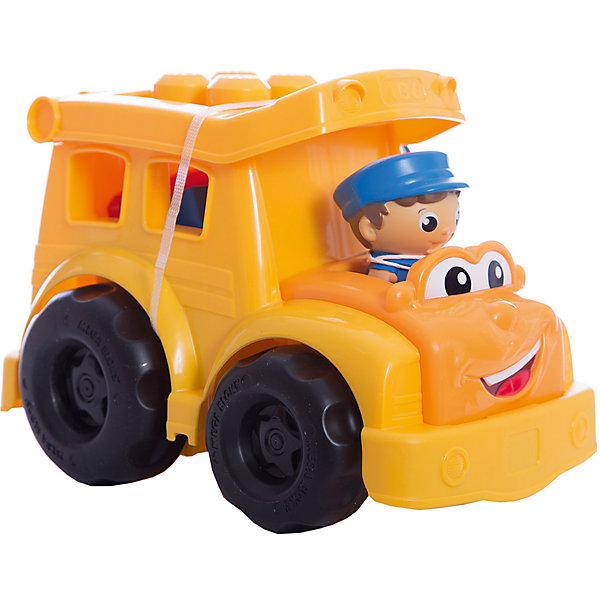 Школьный автобус Сонни MEGA BLOKS First Builders Школьный автобус Сонни MEGA BLOKS First BuildersПластмассовые конструкторы<br>Школьный автобус Сонни, Mega Bloks, First Builders, приятно порадует Вашего ребенка. Симпатичный автобус выполнен в ярко-желтом цвете, у него милое личико с веселой улыбкой и большие глаза. Каждое утро Сонни собирает маленьких пассажиров, чтобы отвезти их на занятия в школу. Крыша автобуса легко открывается, позволяя помещать внутрь детали First Builders и фигурки. В комплект также входят 5 деталей, которые можно прикреплять на крышу автобуса, меняя его облик, и фигурка водителя. Автобус и детали имеют крупный размер и форму, удобную для детских ручек. Набор совместим с другими наборами серии First Builders.<br><br>Дополнительная информация:<br><br>- В комплекте: автобус, 5 деталей, фигурка водителя. <br>- Материал: пластик.<br>- Размер игрушки: 23 х 15,5 х 16 см.<br>- Размер упаковки: 25 x 17 x 17 см. <br>- Вес: 0,465 кг.<br><br>Школьный автобус Сонни, MEGA BLOKS First Builders, можно купить в нашем интернет-магазине.<br><br>Ширина мм: 16<br>Глубина мм: 177<br>Высота мм: 243<br>Вес г: 480<br>Возраст от месяцев: 12<br>Возраст до месяцев: 36<br>Пол: Мужской<br>Возраст: Детский<br>SKU: 3289623