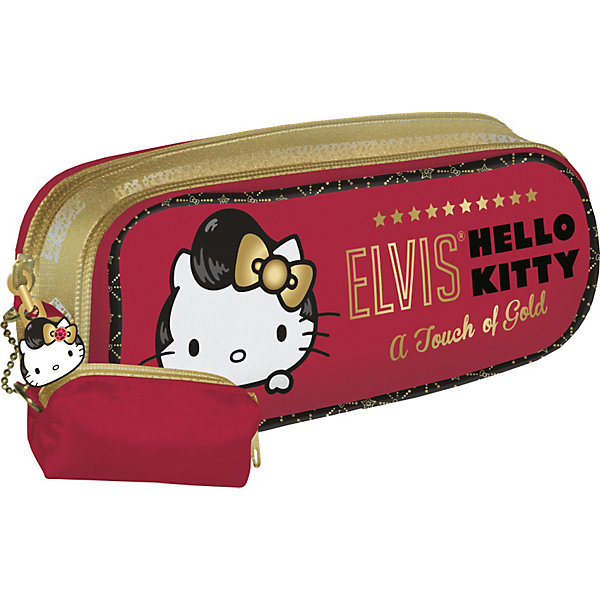 Hello Kitty Пенал с двумя отделениями Hello Kitty Пенал с двумя отделениямиПеналы без наполнения<br>Пенал с двумя отделениями с изображением любимого котенка Hello Kitty станет незаменимым аксессуаром Вашей малышки в школе!<br><br>Дополнительная информация:<br><br> Размер 8 х 21 х 5 см.<br><br>Теперь Ваша малышка не забудет взять с собой письменные принадлежности!<br><br>Ширина мм: 80<br>Глубина мм: 210<br>Высота мм: 50<br>Вес г: 102<br>Возраст от месяцев: 96<br>Возраст до месяцев: 168<br>Пол: Женский<br>Возраст: Детский<br>SKU: 3291592