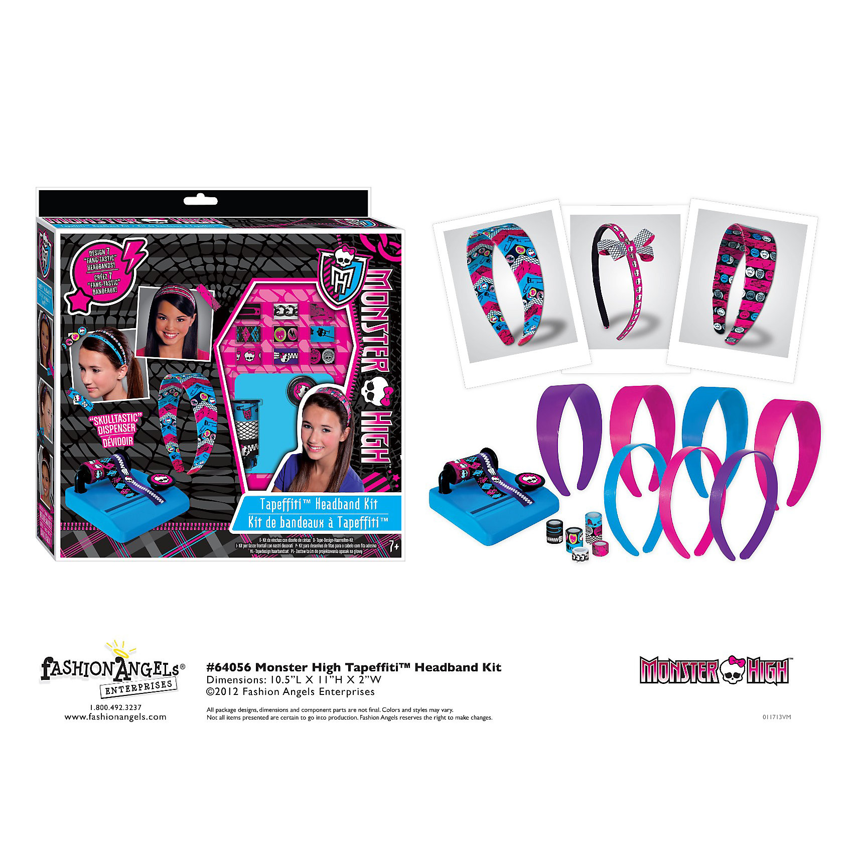 Fashion Angels Набор для декорирования ободков, Monster High набор для декорирования ободков fashion angels barbie 22328