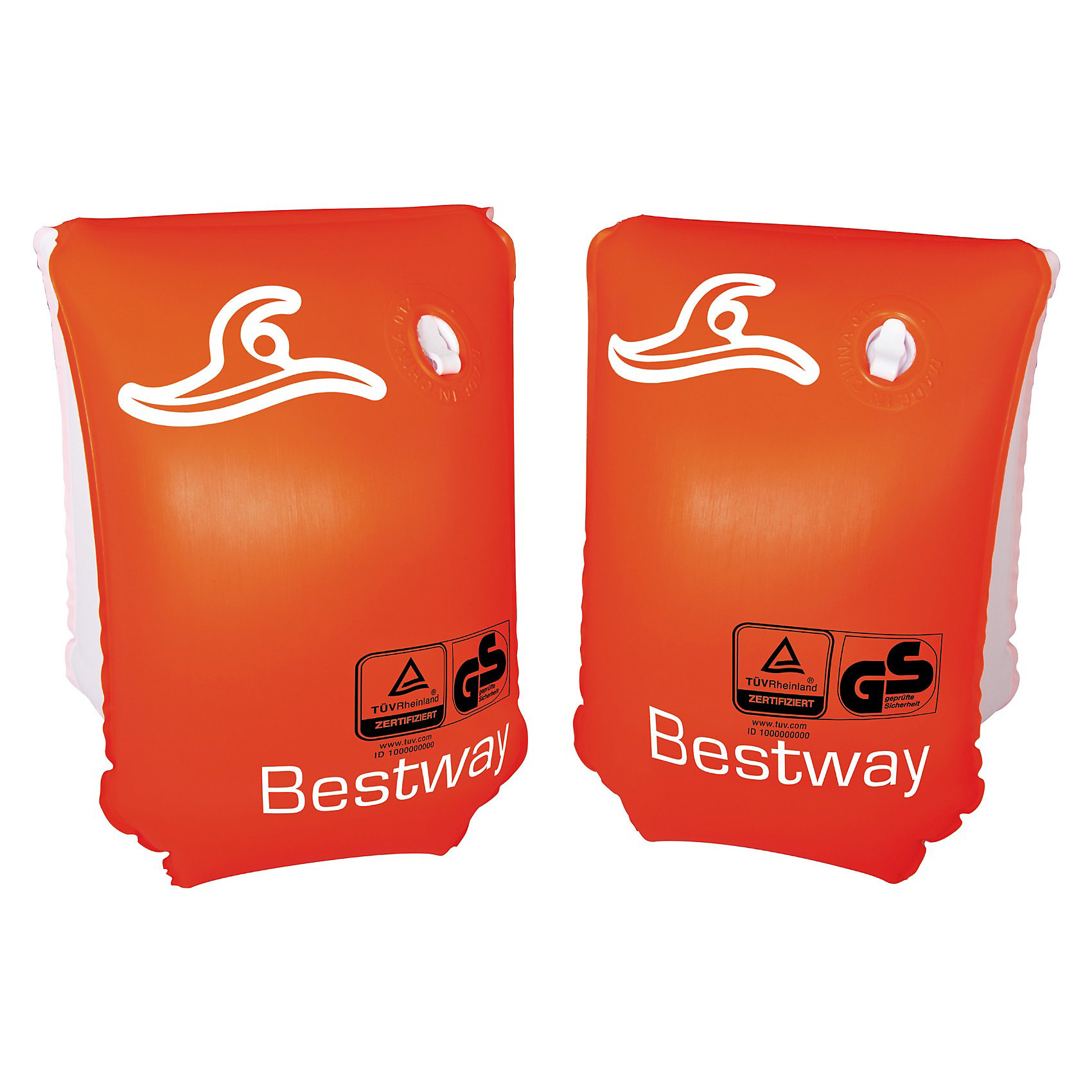 Нарукавники для плавания Safe-2-Swim, Bestway Нарукавники для плавания Safe-2-Swim, BestwayКруги и нарукавники<br>Характеристики товара:<br><br>• материал: полимер<br>• цвет: красный<br>• размер: 25х15 см<br>• легкий материал<br>• для начинающих плавать<br>• надувные<br>• яркие цвета<br>• хорошо заметны на воде<br>• возраст: от 3 до 6 лет<br>• страна бренда: США, Китай<br>• страна производства: Китай<br><br>Это отличный способ научить малышей плавать и обеспечить детям веселое времяпровождение! Нарукавники помогут ребенку больше двигаться и поддерживать хорошую физическую форму.<br><br>Предметы сделаны из прочного материала, но очень легкого - они отлично держатся на воде. Предметы легкие, их удобно брать с собой. Изделия произведены из качественных и безопасных для детей материалов.<br><br>Нарукавники для плавания Safe-2-Swim, от бренда Bestway (Бествей) можно купить в нашем интернет-магазине.<br><br>Ширина мм: 194<br>Глубина мм: 121<br>Высота мм: 32<br>Вес г: 136<br>Возраст от месяцев: 36<br>Возраст до месяцев: 72<br>Пол: Унисекс<br>Возраст: Детский<br>SKU: 3340142