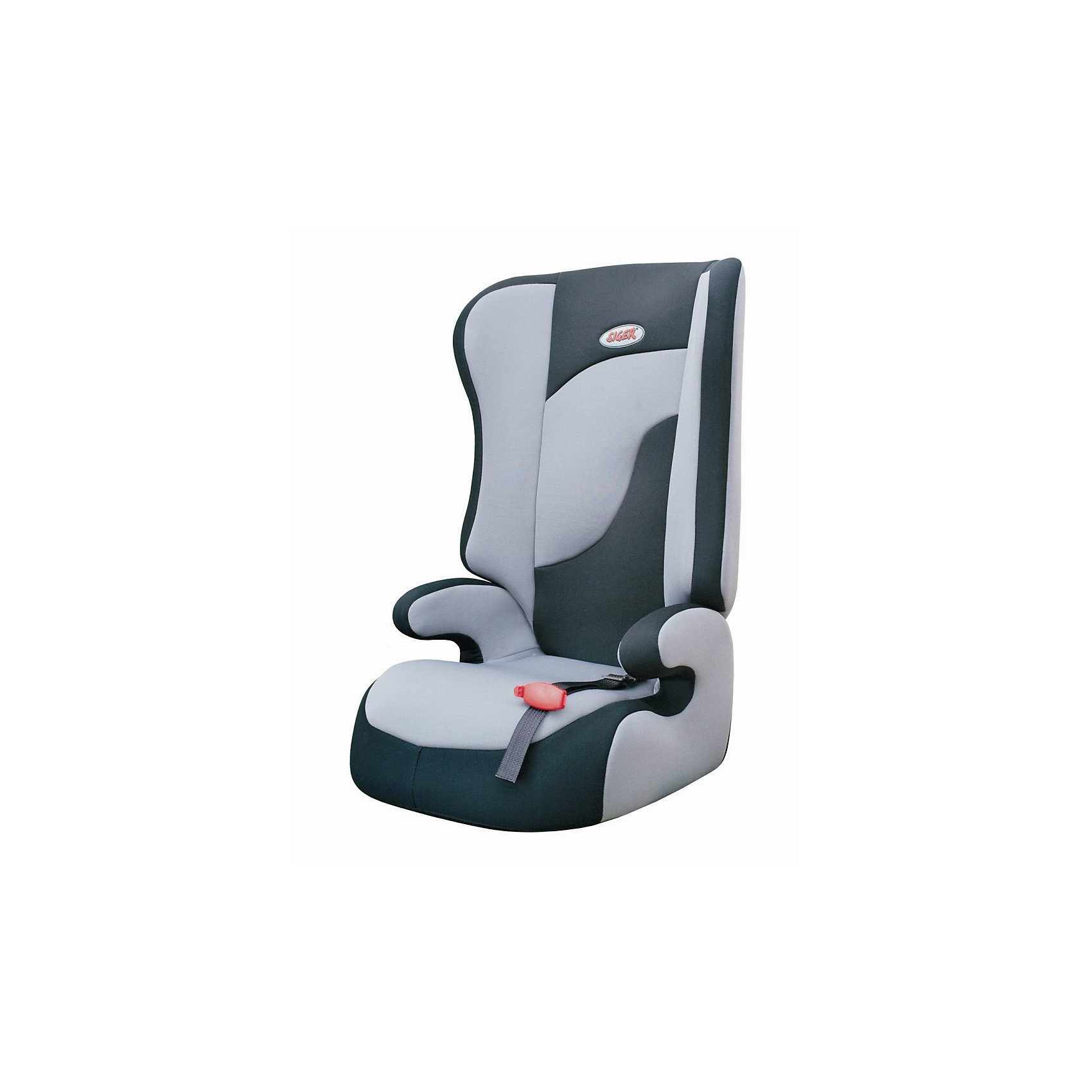 Автокресло Siger Спорт, 15-36 кг, серый Автокресло Siger Спорт, 15-36 кг, серыйГруппа 2-3 (От 15 до 36 кг)<br>Детское автомобильное кресло SIGER Спорт.<br>Подходит для детей весом от 15 до 36 килограмм. Возрастная категория от 3 до 12 лет.<br>Описание: <br>- трансформируется в модели «-Прайм» и «-Бустер»; <br>- чехол – трикотажное полотно, плотность 250 г/м2;<br>- ортопедическая спинка и особая форма подголовника защитят голову и плечи малыша от боковых ударов;<br>- износостойкий чехол легко снимается для стирки (ручной и автоматической), не садится, не выгорает и не вызывает аллергических реакций;<br>- ребенок пристегивается штатным ремнем безопасности автомобиля;<br>- округлая форма сиденья не «режет» ножки, предохраняя их от затекания в дальней дороге.<br>Дополнительная информация:<br>- ширина посадочного места – 27-34 см;<br>- глубина посадочного места – 30 см;<br>- высота посадочного места – 12 см;<br>- высота спинки – 58 см;<br>- вес – 3,8 кг.<br> - корпус – ПНД-пластмасса ПЭ2МТ76-17;<br>- цвет – серый.<br>Детское автомобильное кресло SIGER Спорт можно купить в нашем интернет-магазине.<br><br>Ширина мм: 440<br>Глубина мм: 420<br>Высота мм: 800<br>Вес г: 3800<br>Возраст от месяцев: 36<br>Возраст до месяцев: 144<br>Пол: Унисекс<br>Возраст: Детский<br>SKU: 3340355