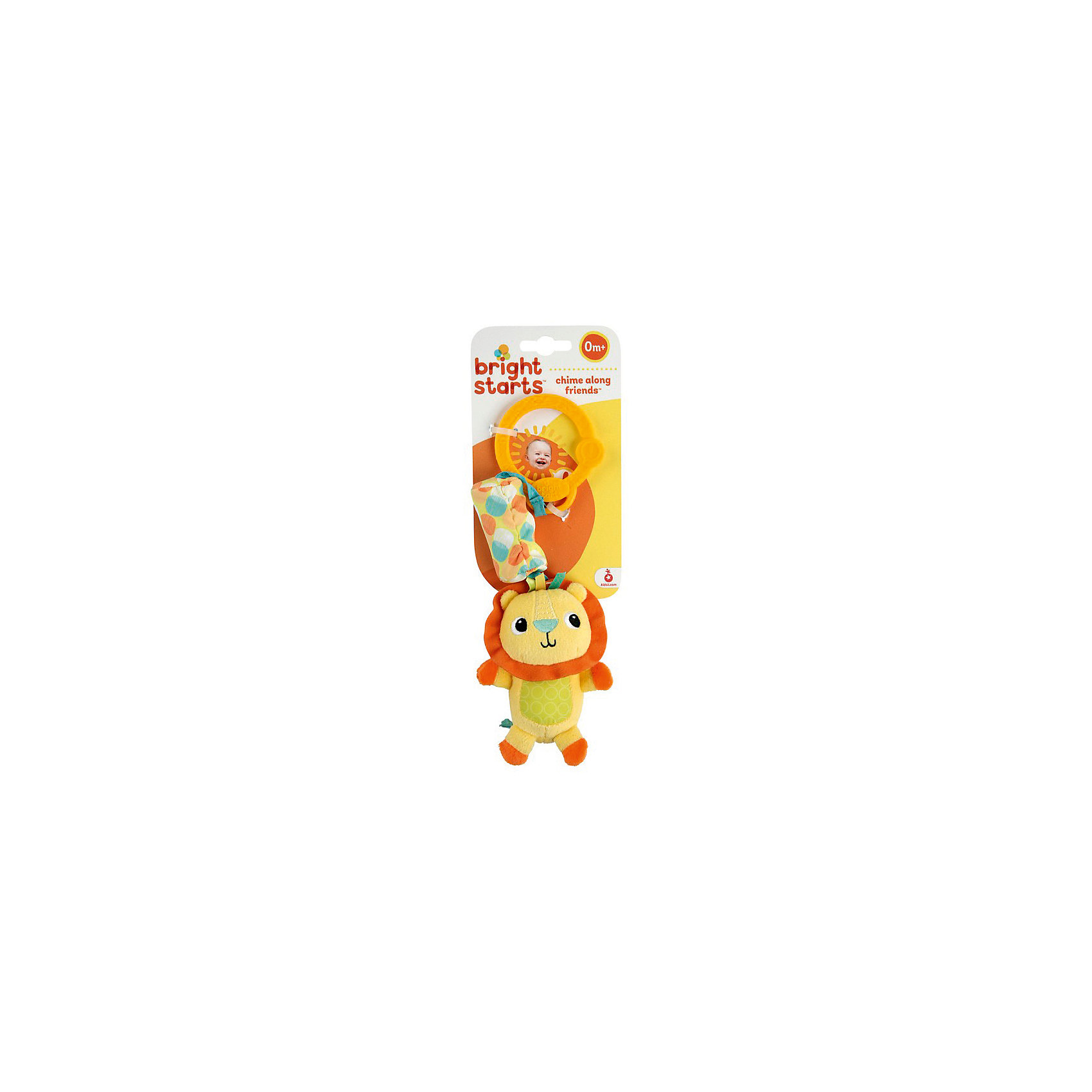 Развивающая игрушка Львёнок, Bright Starts Развивающая игрушка Львёнок, Bright StartsРазвивающие игрушки<br>Развивающая игрушка-подвеска Львёнок станет прекрасным развлечением малыша, ведь на подвеске найдутся забавные друзья звенящие колокольчики. Ребёнок полюбит этих мягких друзей и счастливый звон, который они издают! Яркие герои с различными текстурами Легко крепится на коляску, переноску или кроватку.<br><br>Дополнительная информация:<br><br>- размер игрушки: 8 х 5,5 х 13,5 см.<br>- размер упаковки: 11,5 х 7,5 х 19 см.<br>- материал: высококачественная пластмасса, текстиль.<br><br>Развивающую игрушку Львёнок можно купить в нашем интернет магазине.<br><br>Ширина мм: 90<br>Глубина мм: 288<br>Высота мм: 30<br>Вес г: 76<br>Возраст от месяцев: 3<br>Возраст до месяцев: 24<br>Пол: Унисекс<br>Возраст: Детский<br>SKU: 3345353