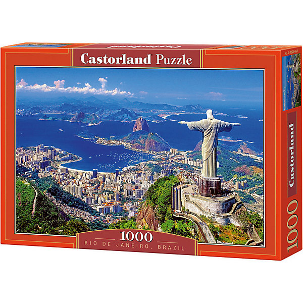 Пазл Рио-де-Жанейро, 1000 деталей, Castorland Пазл Рио-де-Жанейро, 1000 деталей, CastorlandПазлы классические<br>Рио де Жанейро - удивительный, красивый пазл из 1000 деталей от Castorland (Касторленд)!<br><br>Пазл отличается высочайшим качеством полиграфии, насыщенными цветами, идеальной стыковкой элементов, изготовленных из плотного, нерасслаивающегося картона. Особая техника штамповки компании Castorland гарантирует, что каждая деталь идеально встанет на свое место, картинка будет прочно фиксироваться при сборке и не сломается, если ее случайно задеть.<br><br>Этот красивый пазл можно складывать всей семьей, с друзьями или, напротив, одному, отдыхая от каждодневной суеты и стресса. Такое увлекательное занятие разнообразит Ваш досуг и позволит с пользой проводить свободное время: сбор пазлов развивает воображение, пространственное мышление, фантазию, внимание, память.<br><br>Дополнительная информация:<br><br>- Количество деталей: 1000<br>- Материал: плотный картон<br>- Размер собранного пазла: 680x470 мм <br>- Размер коробки: 350x250x52 мм<br>- Вес: 600 г.<br><br>Пазл Рио-де-Жанейро, 1000 деталей, Castorland (Касторленд) можно купить в нашем интернет-магазине.<br><br>Ширина мм: 350<br>Глубина мм: 250<br>Высота мм: 50<br>Вес г: 500<br>Возраст от месяцев: 168<br>Возраст до месяцев: 1188<br>Пол: Унисекс<br>Возраст: Детский<br>Количество деталей: 1000<br>SKU: 3350512