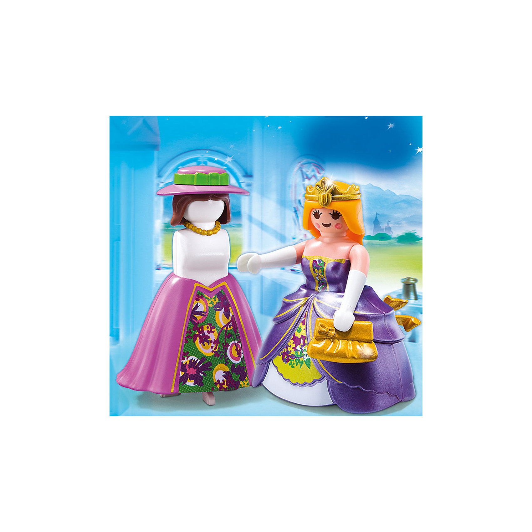 PLAYMOBIL 4781 Дополнение: Принцесса с манекеном PLAYMOBIL 4781 Дополнение: Принцесса с манекеномПластмассовые конструкторы<br>Конструктор PLAYMOBIL (Плеймобил) 4781 Дополнение: Принцесса с манекеном - прекрасная возможность для ребенка проявить свой творческий потенциал! Серия Дополнение создана специально, чтобы сделать игры с Вашими конструкторами PLAYMOBIL (Плеймобил) еще интереснее. Принцесса с манекеном станет прекрасным дополнением к наборам из серии Замок Мечты от PLAYMOBIL (Плеймобил). Принцесса собирается на бал или готовится к приему гостей. Помоги ей выбрать прическу и наряд. У нее есть замечательный манекен на котором она примеряет свои вещи. Создай увлекательные истории с набором PLAYMOBIL (Плеймобил) 4781 Дополнение: Принцесса с манекеном!<br><br>Дополнительная информация:<br><br>- Конструкторы PLAYMOBIL (Плеймобил) отлично развивают мелкую моторику, фантазию и воображение;<br>- В наборе: минифигурка принцессы, манекен, аксессуары;<br>- Количество деталей: 13 шт;<br>- Материал: безопасный пластик;<br>- Размер минифигурки: 7,5 см;<br>- Размер упаковки: 14 х 10 х 4 см<br><br>Конструктор PLAYMOBIL (Плеймобил) 4781 Дополнение: Принцесса с манекеном можно купить в нашем интернет-магазине.<br><br>Ширина мм: 140<br>Глубина мм: 103<br>Высота мм: 40<br>Вес г: 62<br>Возраст от месяцев: 48<br>Возраст до месяцев: 120<br>Пол: Женский<br>Возраст: Детский<br>SKU: 3350626