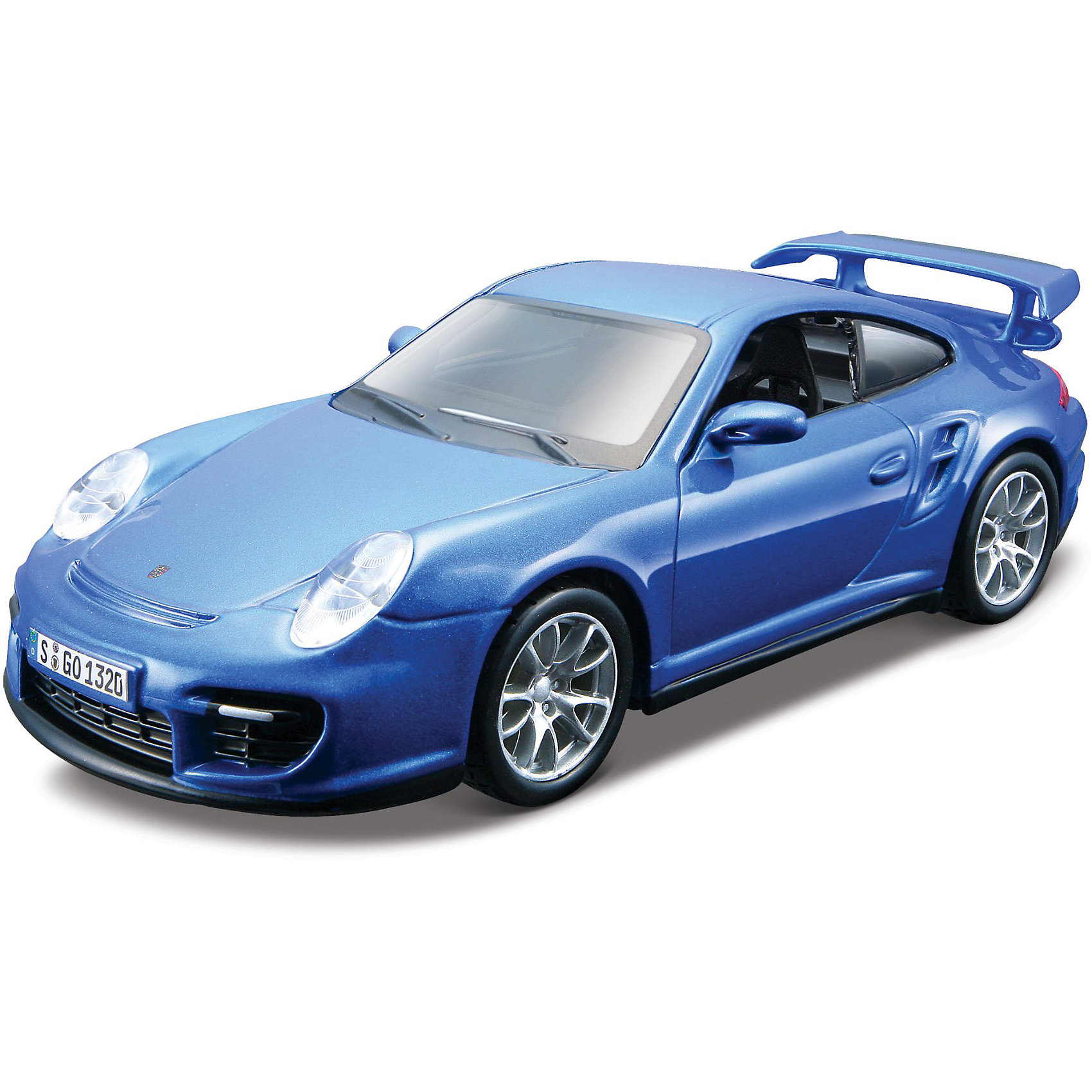 Машина Porsche 911 GT2 металл.,сборка, 1:32,Bburago Машина Porsche 911 GT2 металл.,сборка, 1:32,BburagoМашина Porsche 911 GT2 металл.,сборка, 1:32,Bburago (Бураго)<br>Компания Bburago – мировой лидер в производстве коллекционных моделей автомобилей. <br>Более 30 лет профессиональные дизайнеры Bburago разрабатывают точные копии современных машин и ретро машин известных марок. <br><br>Porsche 911 – спортивный легковой автомобиль производства немецкой компании Porsche AG в кузове двухдверное купе или кабриолет на его основе, в разных поколениях производящегося с 1964 года по наши дни.<br>Коллекционная модель Porsche 911 GT2 Bburago очень точно повторяет детали настоящего автомобиля.<br> <br>Функциональность игрушки: <br><br>- Собирается с помощью отвертки.<br>- Двери и капот открываются, руль вращается.<br><br>В процессе сборки маленького автомобиля и игры в него ребенок развивает координацию движений и меткость, пространственное и образное мышление, воображение, мелкую моторику. <br><br>С мини-модельками автомобилей Bburago игра станет настолько увлекательной, что оторваться будет невозможно!<br><br>Дополнительная информация:<br><br>- Размеры упаковки: 19 х 7 х 14,5 см<br>- Вес: 0,3 кг<br><br>Игрушку Машина Porsche 911 GT2 металл.,сборка, 1:32,Bburago можно купить в нашем интернет-магазине.<br><br>Ширина мм: 90<br>Глубина мм: 150<br>Высота мм: 70<br>Вес г: 350<br>Возраст от месяцев: 144<br>Возраст до месяцев: 1164<br>Пол: Мужской<br>Возраст: Детский<br>SKU: 3369444