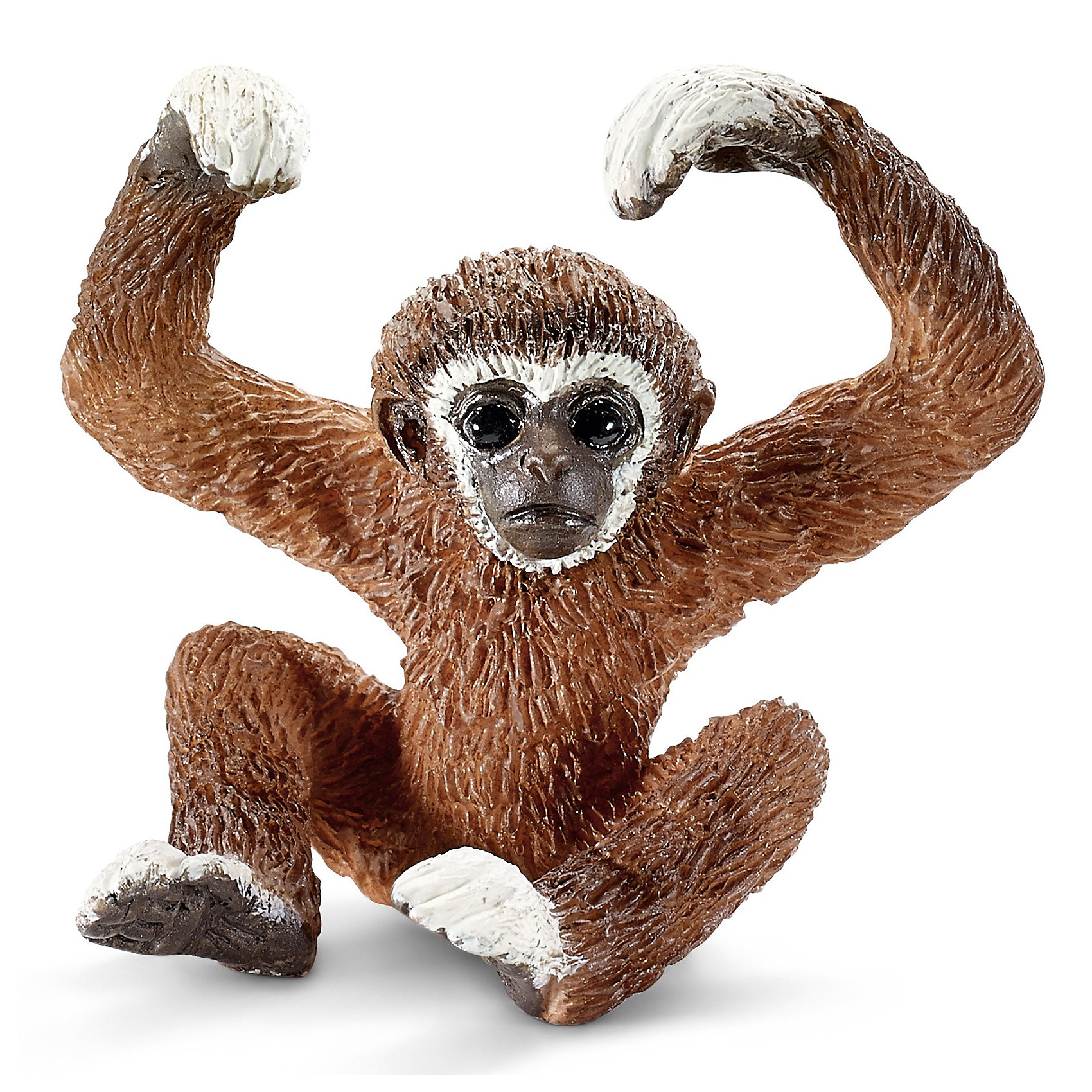 Детеныш Гиббона, Schleich Детеныш Гиббона, SchleichМир животных<br>Детеныш Гиббона, Schleich (Шляйх) - коллекционная и игровая фигурка от немецкого производителя Schleich (Шляйх).<br>Фигурка детеныша гиббона светло - коричневого цвета с черной мордочкой разнообразит игру с фигурками животных вашего ребенка и станет прекрасным пополнением его коллекции фигурок от Schleich (Шляйх). Гиббоны – это древесные обезьяны, обитающие в джунглях Юго-Восточной Азии. Благодаря длинным рукам и пальцам, они могут быстро перемещаться по деревьям с ветки на ветку и питаться листьями. Все фигурки Schleich (Шляйх) сделаны из гипоаллергенных высокотехнологичных материалов, раскрашены вручную и не вызывают аллергии у ребенка. Прекрасно выполненные фигурки Schleich (Шляйх) отличаются высочайшим качеством игрушек ручной работы. Все они создаются при постоянном сотрудничестве с Берлинским зоопарком, а потому, являются максимально точной копией настоящих животных. Каждая фигурка разработана с учетом исследований в области педагогики и производится как настоящее произведение для маленьких детских ручек.<br><br>Дополнительная информация:<br><br>-Размер фигурки: 3 x 3,6 x 3,6 см.<br>-Вес фигурки: 9 грамм<br>-Материал: каучуковый пластик<br><br>Детеныш Гиббона, Schleich (Шляйх) - ваш ребенок будет наслаждаться игрой с новой восхитительной игрушкой.<br><br>Фигурку Детеныша Гиббона, Schleich (Шляйх) можно купить в нашем интернет-магазине.<br><br>Ширина мм: 46<br>Глубина мм: 51<br>Высота мм: 19<br>Вес г: 7<br>Возраст от месяцев: 36<br>Возраст до месяцев: 96<br>Пол: Унисекс<br>Возраст: Детский<br>SKU: 3443145