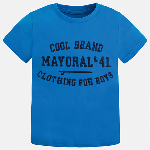 Футболка для мальчика Mayoral Футболка для мальчика MayoralФутболки, поло и топы<br>Характеристики товара:<br><br>• цвет: зеленый<br>• состав: 100% хлопок<br>• круглый горловой вырез<br>• принт впереди<br>• короткие рукава<br>• страна бренда: Испания<br><br>Стильная футболка с принтом поможет разнообразить гардероб мальчика. Она отлично сочетается с брюками, шортами, джинсами и т.д. Универсальный крой и цвет позволяет подобрать к вещи низ разных расцветок. Практичное и стильное изделие! В составе материала - только натуральный хлопок, гипоаллергенный, приятный на ощупь, дышащий.<br><br>Одежда, обувь и аксессуары от испанского бренда Mayoral полюбились детям и взрослым по всему миру. Модели этой марки - стильные и удобные. Для их производства используются только безопасные, качественные материалы и фурнитура. Порадуйте ребенка модными и красивыми вещами от Mayoral! <br><br>Футболку для мальчика от испанского бренда Mayoral (Майорал) можно купить в нашем интернет-магазине.<br><br>Ширина мм: 199<br>Глубина мм: 10<br>Высота мм: 161<br>Вес г: 151<br>Цвет: зеленый<br>Возраст от месяцев: 24<br>Возраст до месяцев: 36<br>Пол: Мужской<br>Возраст: Детский<br>Размер: 98,110,116,122,128,104,134,92<br>SKU: 3516067